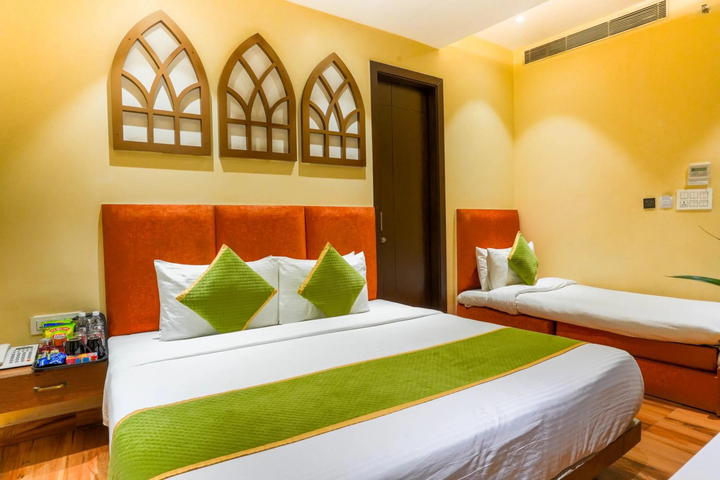 Bed in Stamps Golden Lagoon by Eight Continents - Opposite to Golden Temple