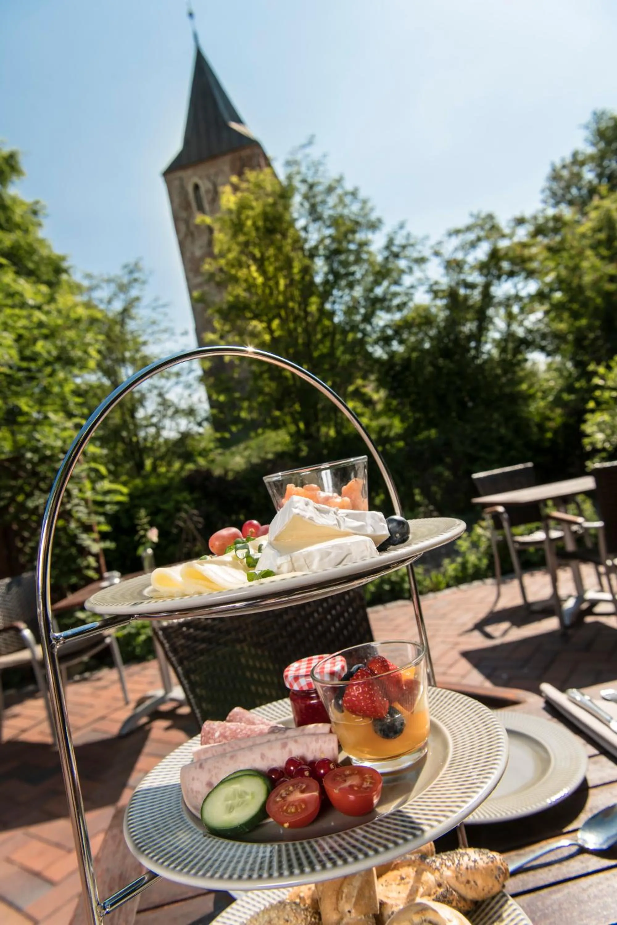 Balcony/Terrace in Kirchspielkrug Landhotel & Restaurant