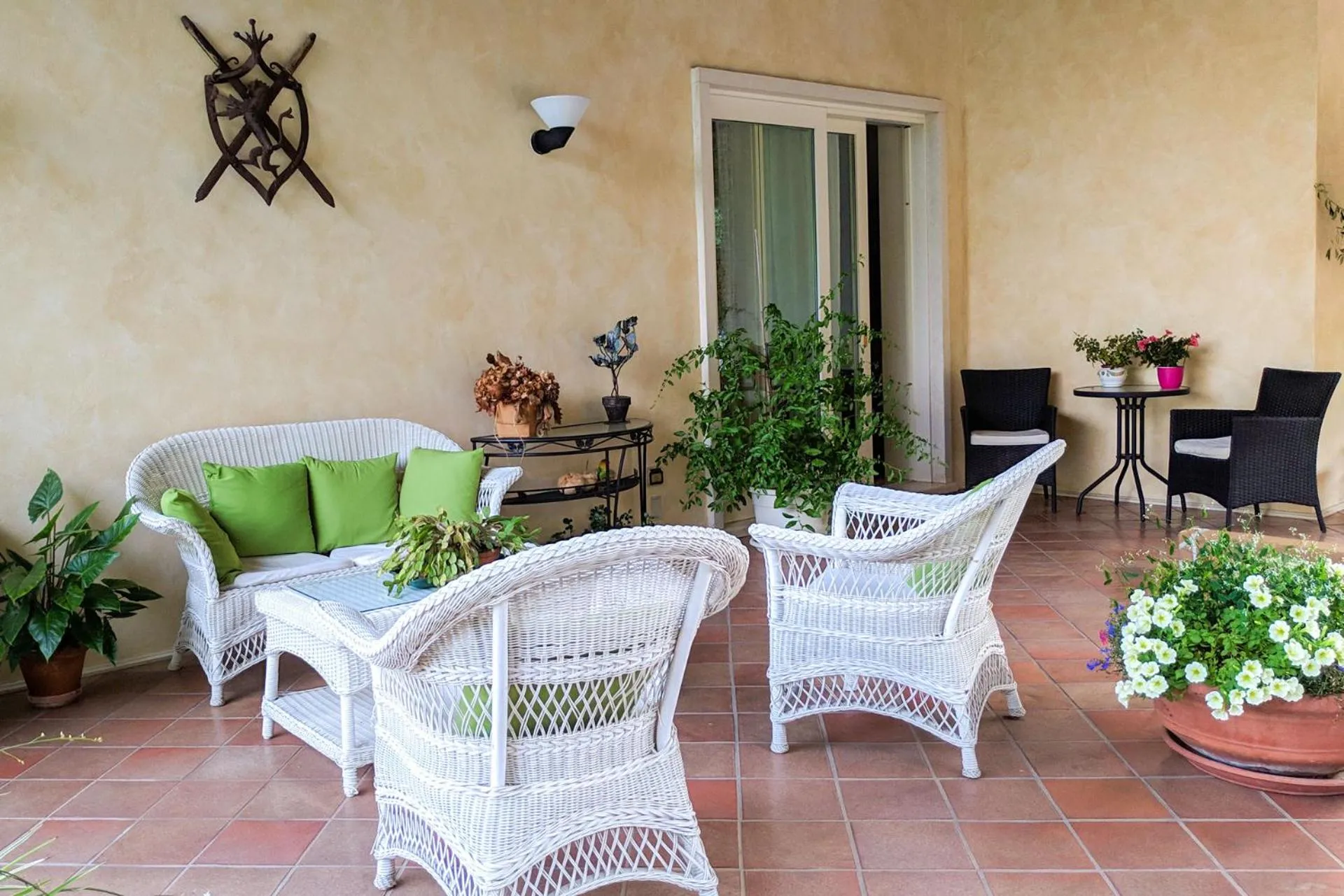 Seating area in La Collina delle Acacie
