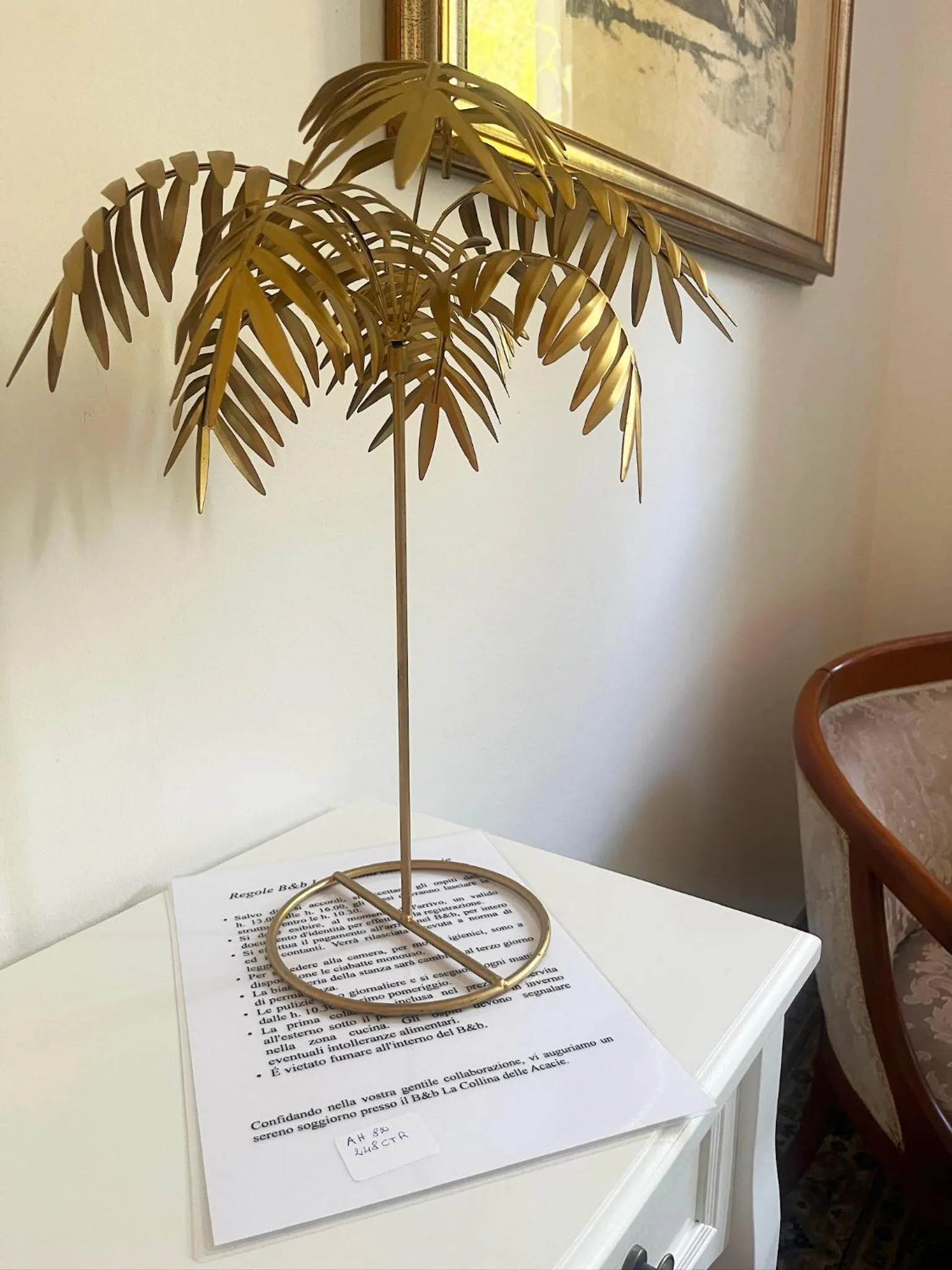 Decorative detail in La Collina delle Acacie