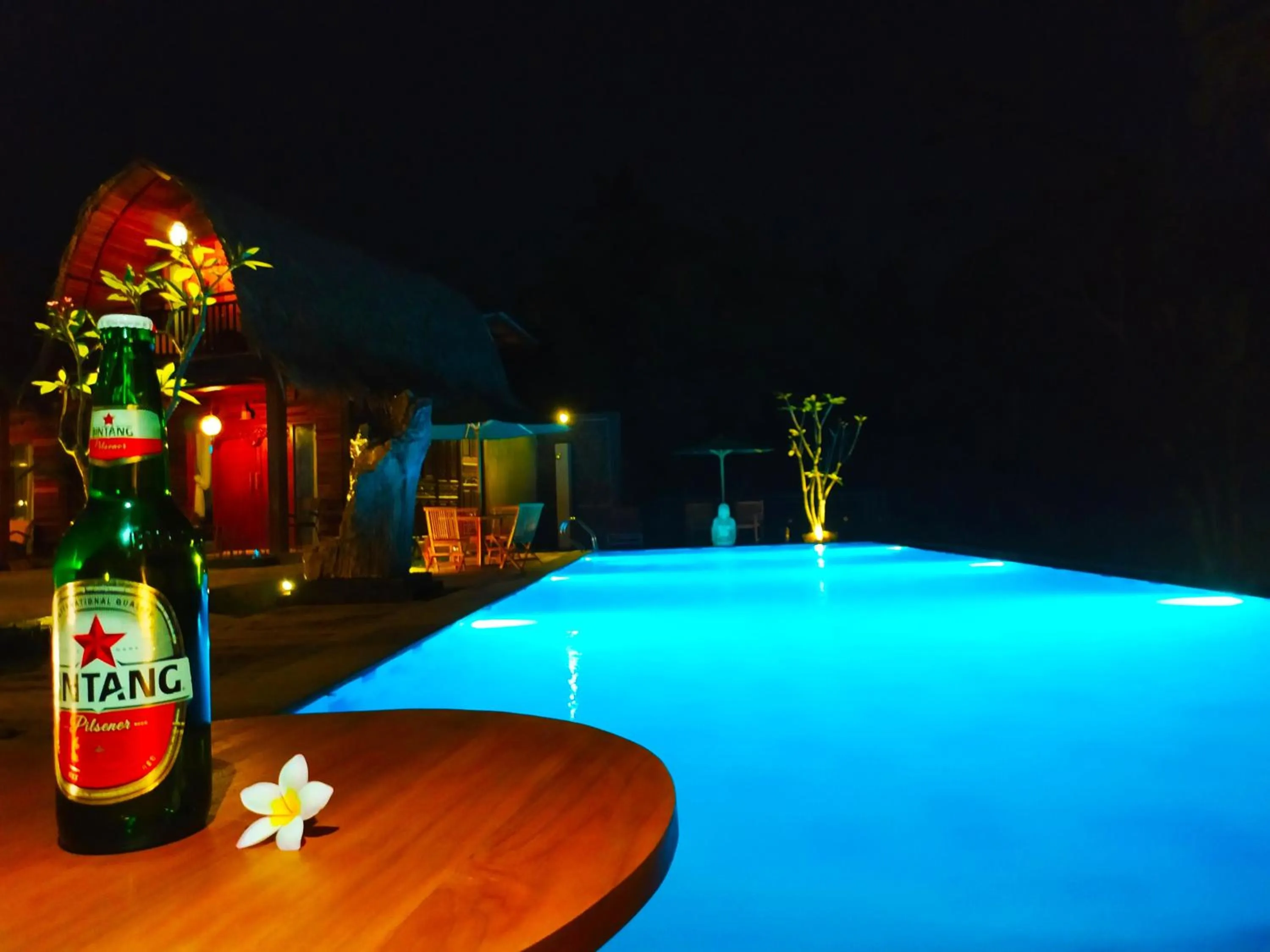 Swimming pool in Khanaya Hotel Borobudur