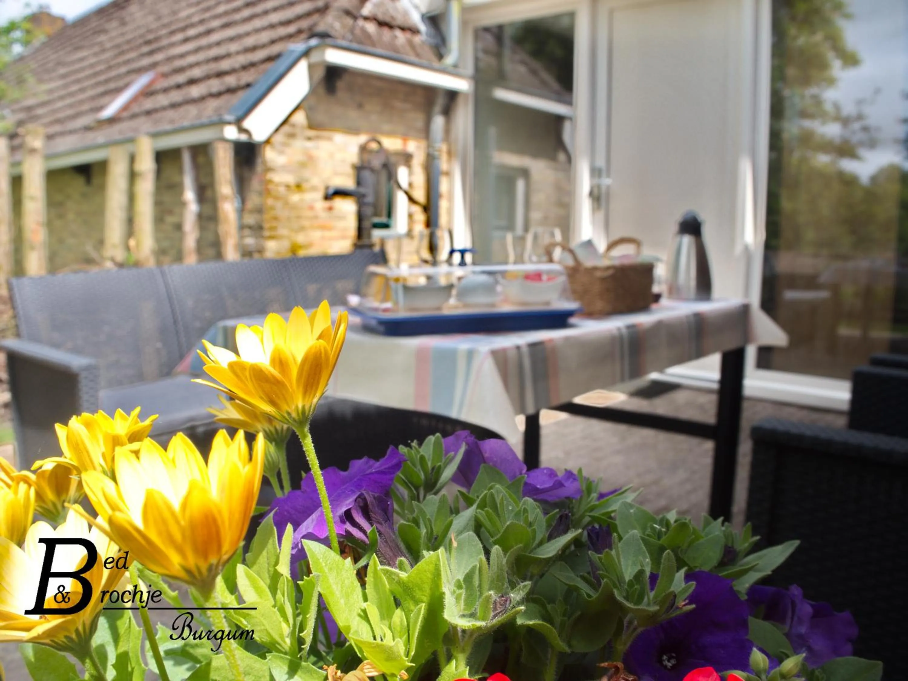 Balcony/Terrace in Bed & Brochje Burgum