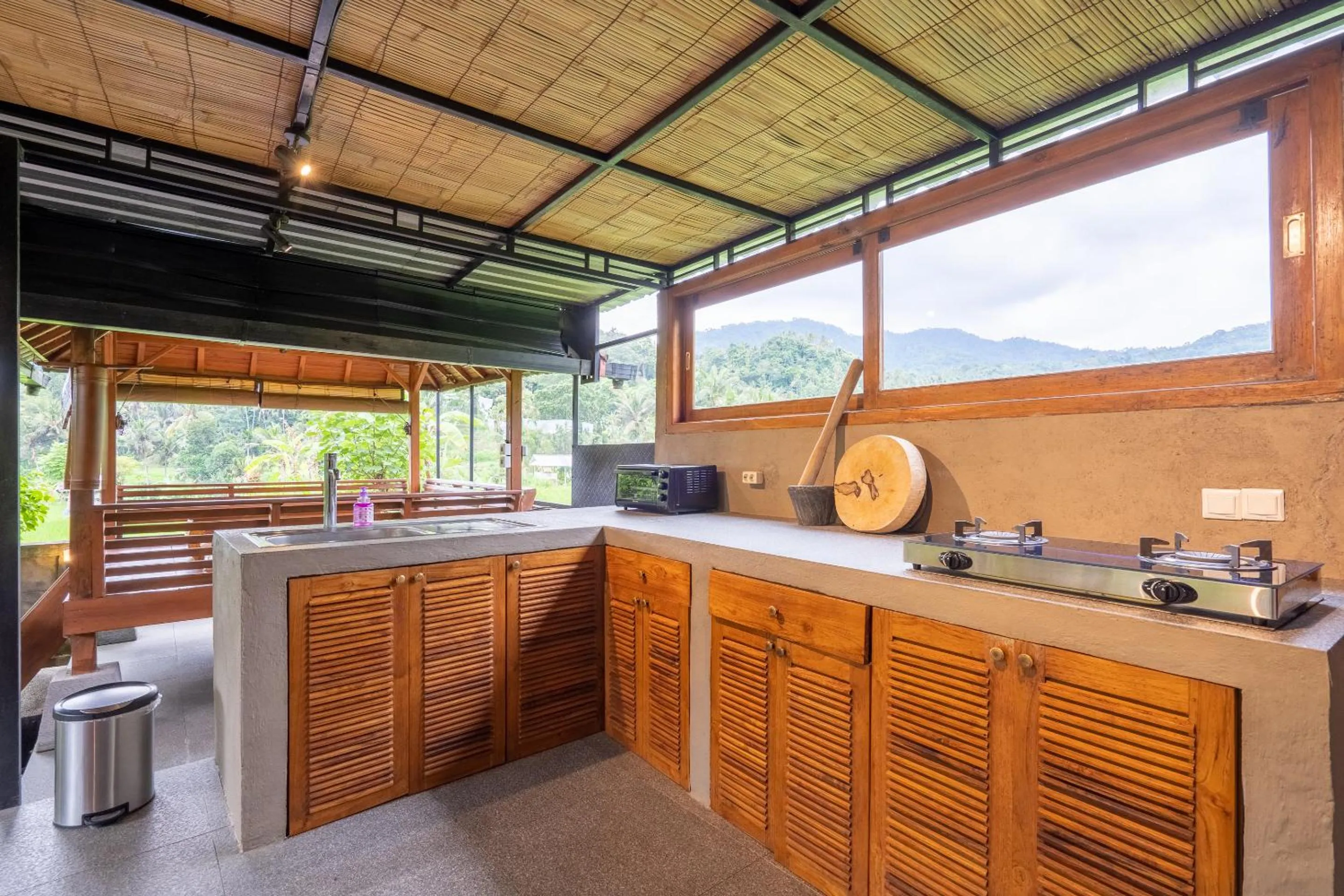 kitchen in Pondok Carik Villa Manggis