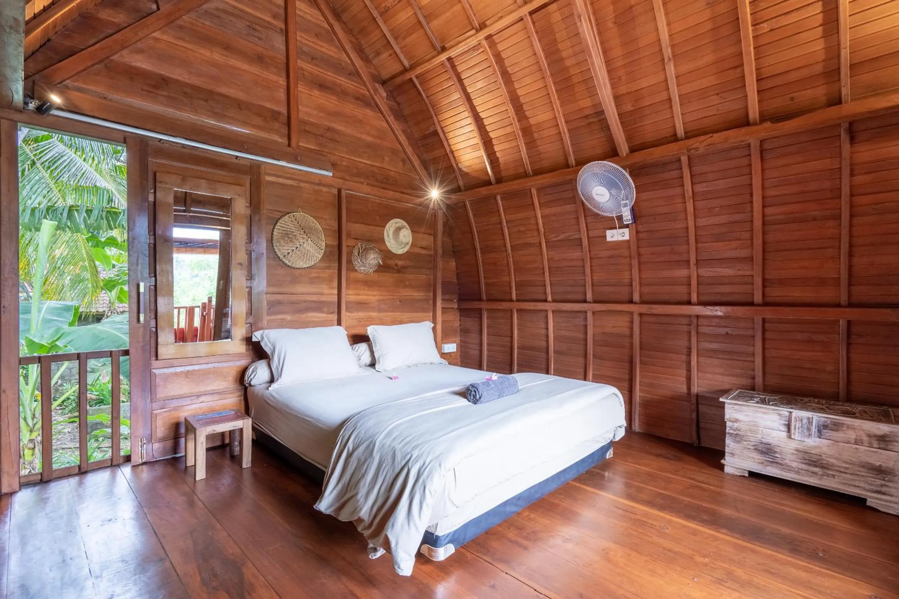 Bed in Pondok Carik Villa Manggis