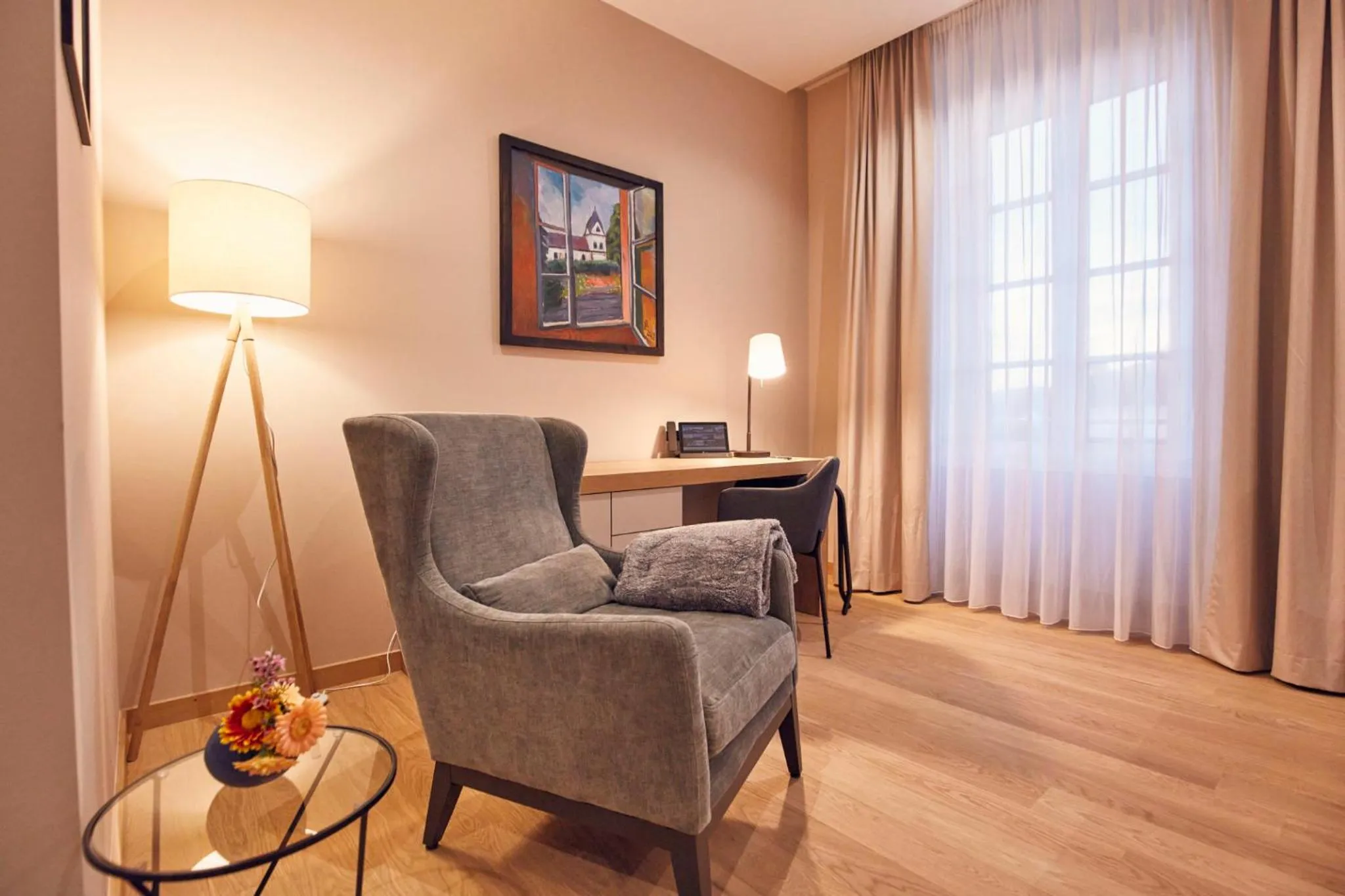 Seating area in Seehotel Maria Laach