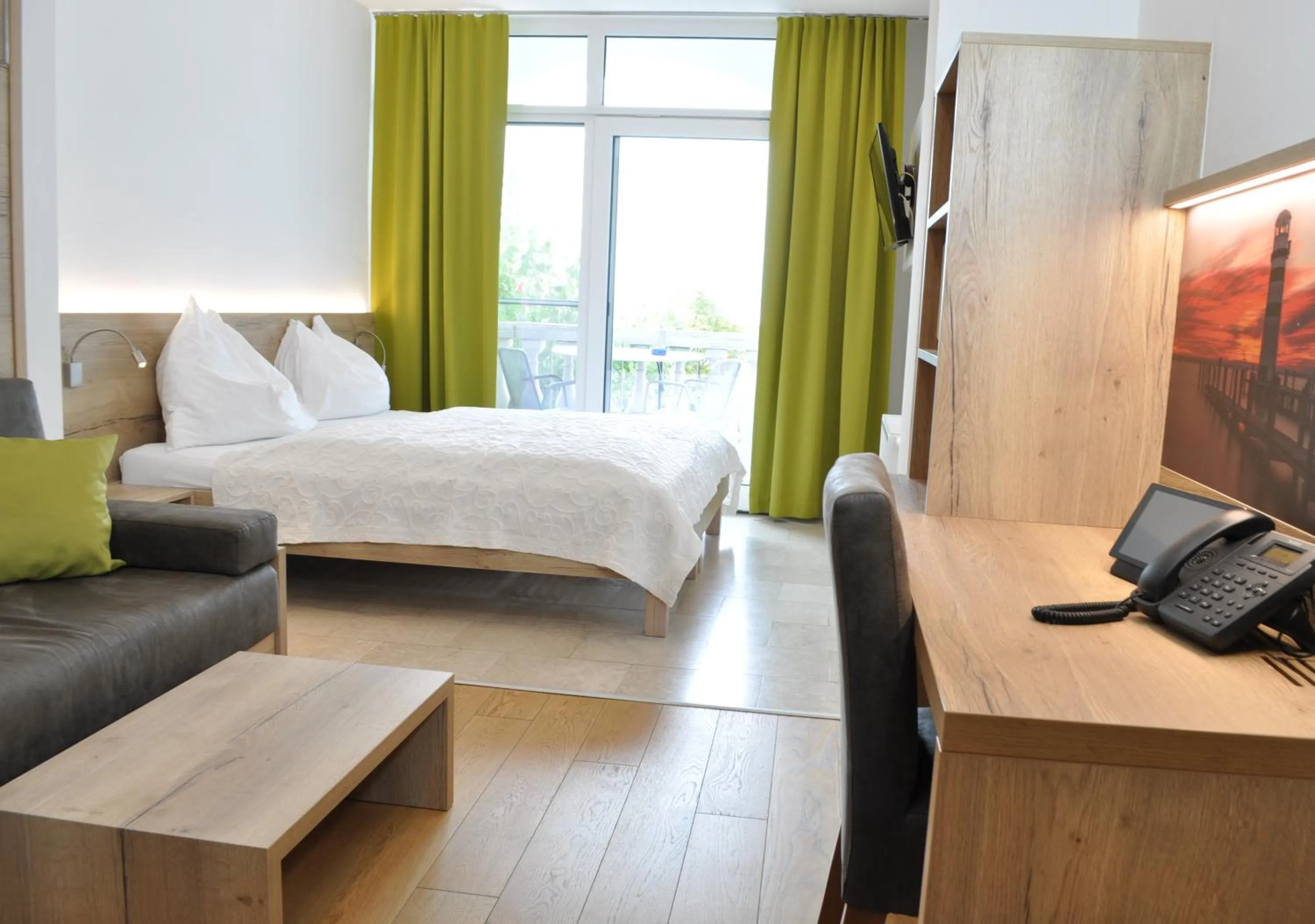 Photo of the whole room, Bed in Seehotel Herlinde