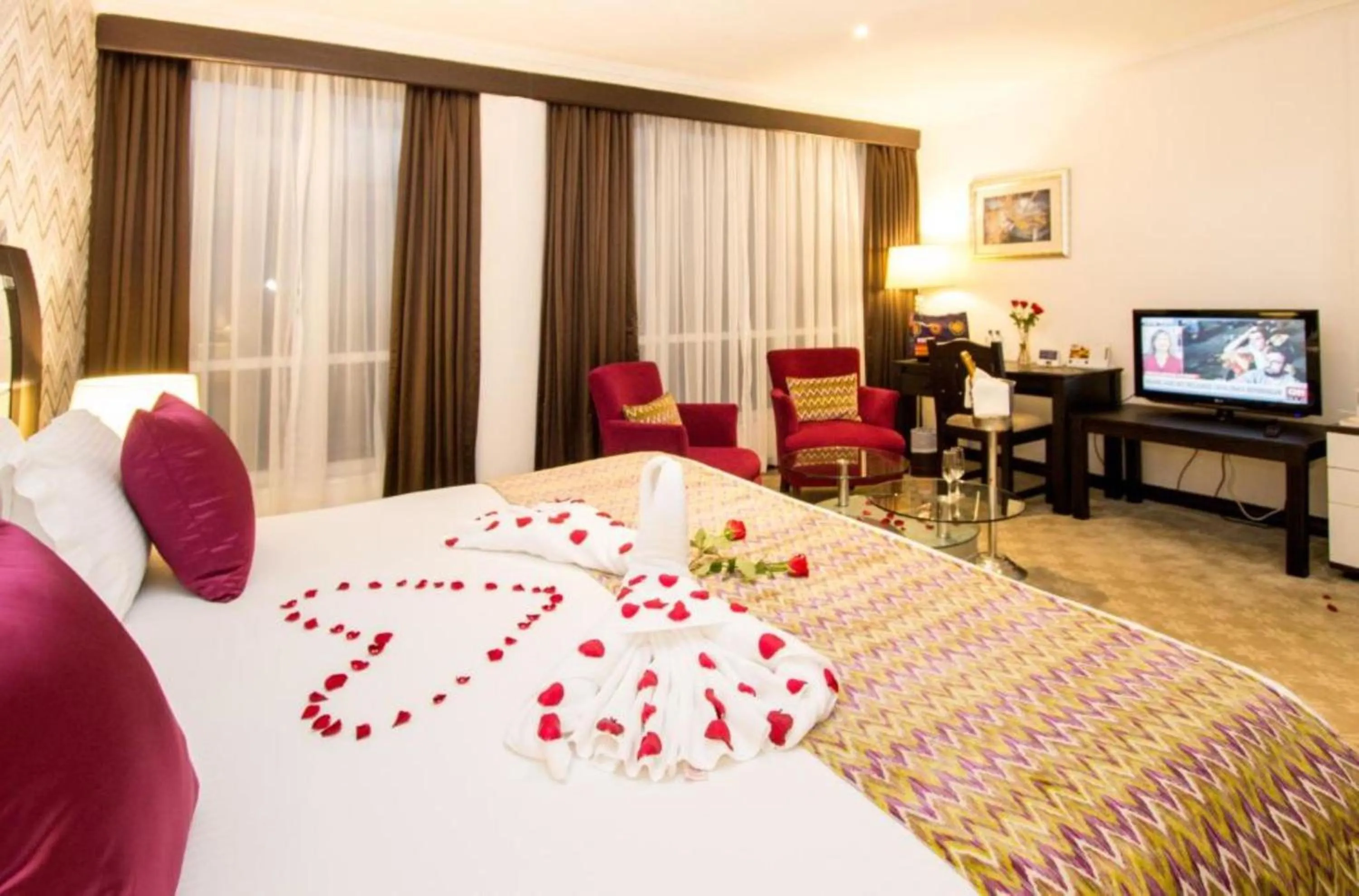 Bed in The Panari Hotel - Near Jomo Kenyatta International Airport