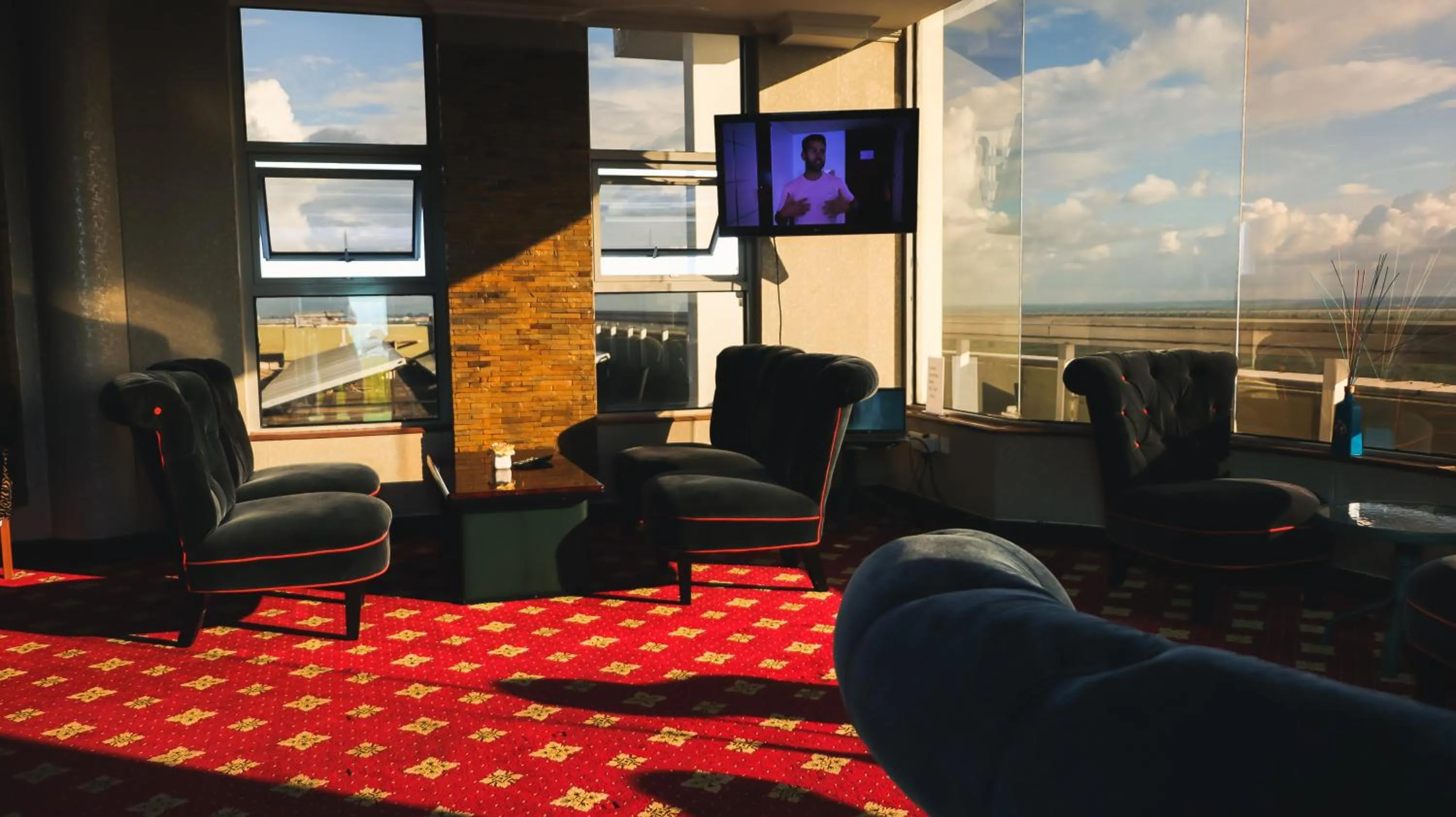 Communal lounge/ TV room in The Panari Hotel - Near Jomo Kenyatta International Airport