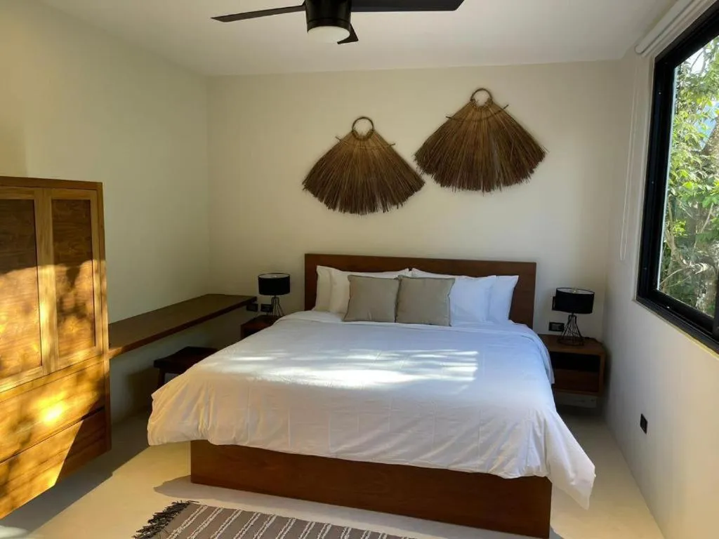 Bed in BT Rooms Tulum