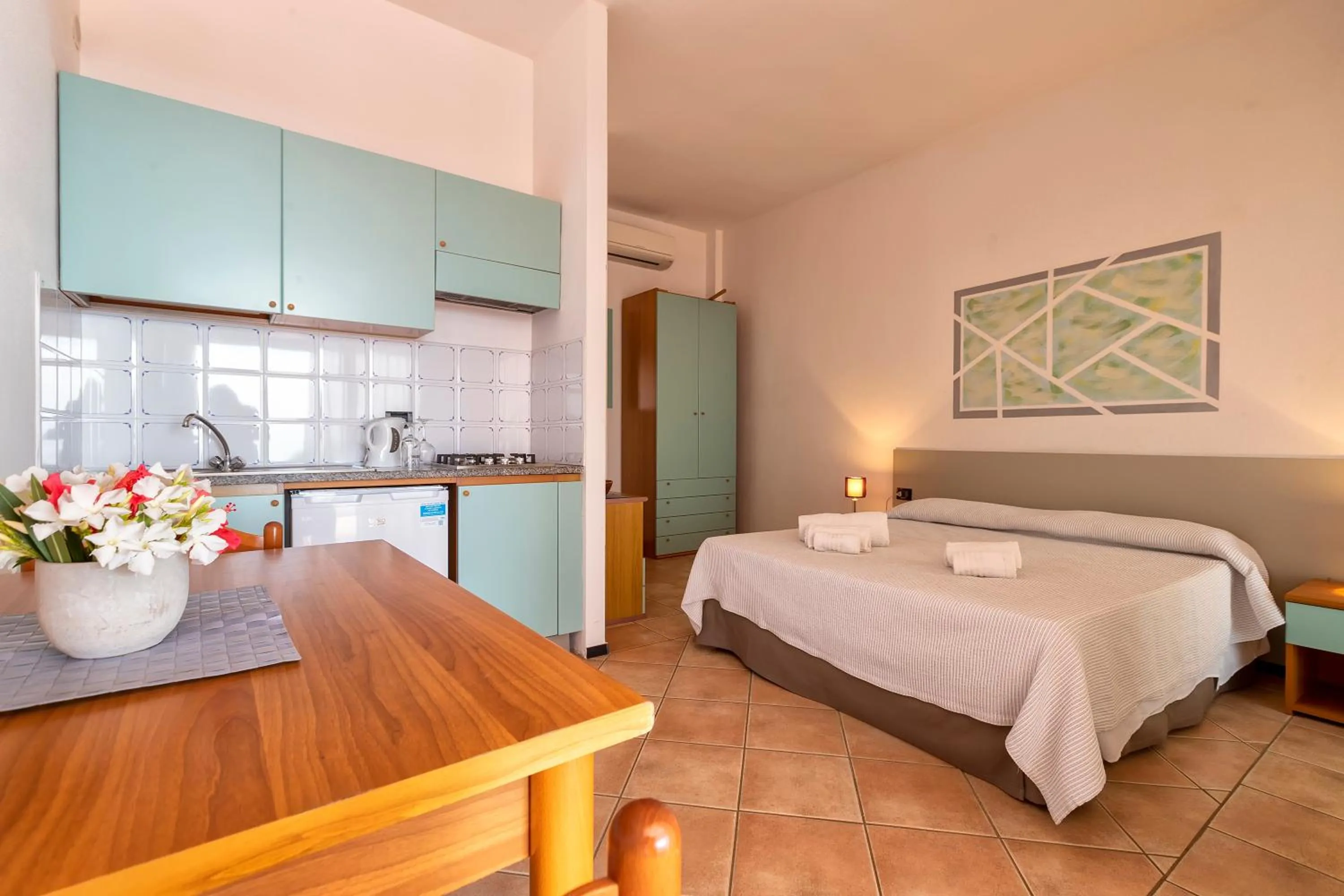 Photo of the whole room, Bed in Residence Le Vele