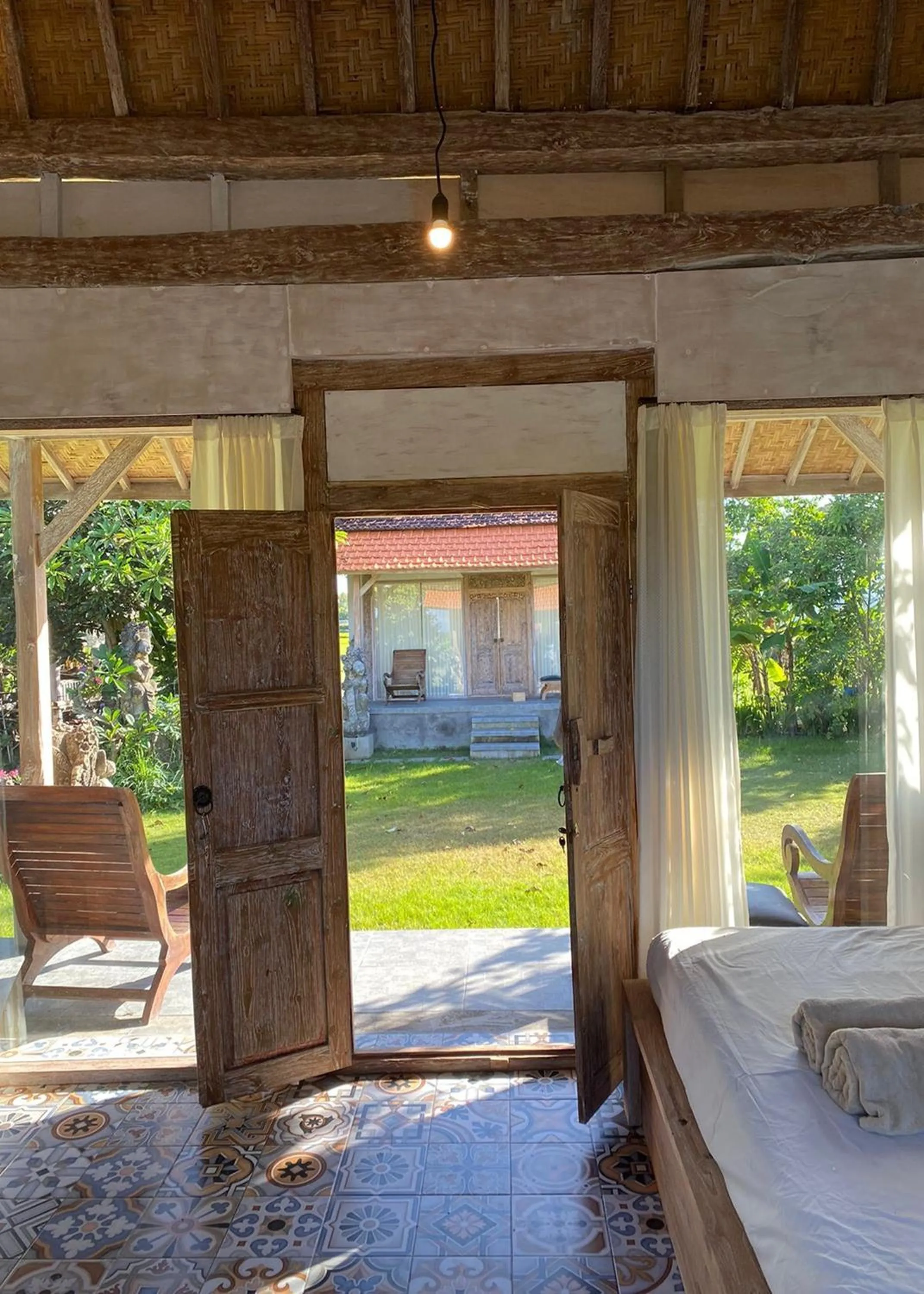Balcony/Terrace in Bali Eco Living Yoga Healing Meditation and Retreat Center