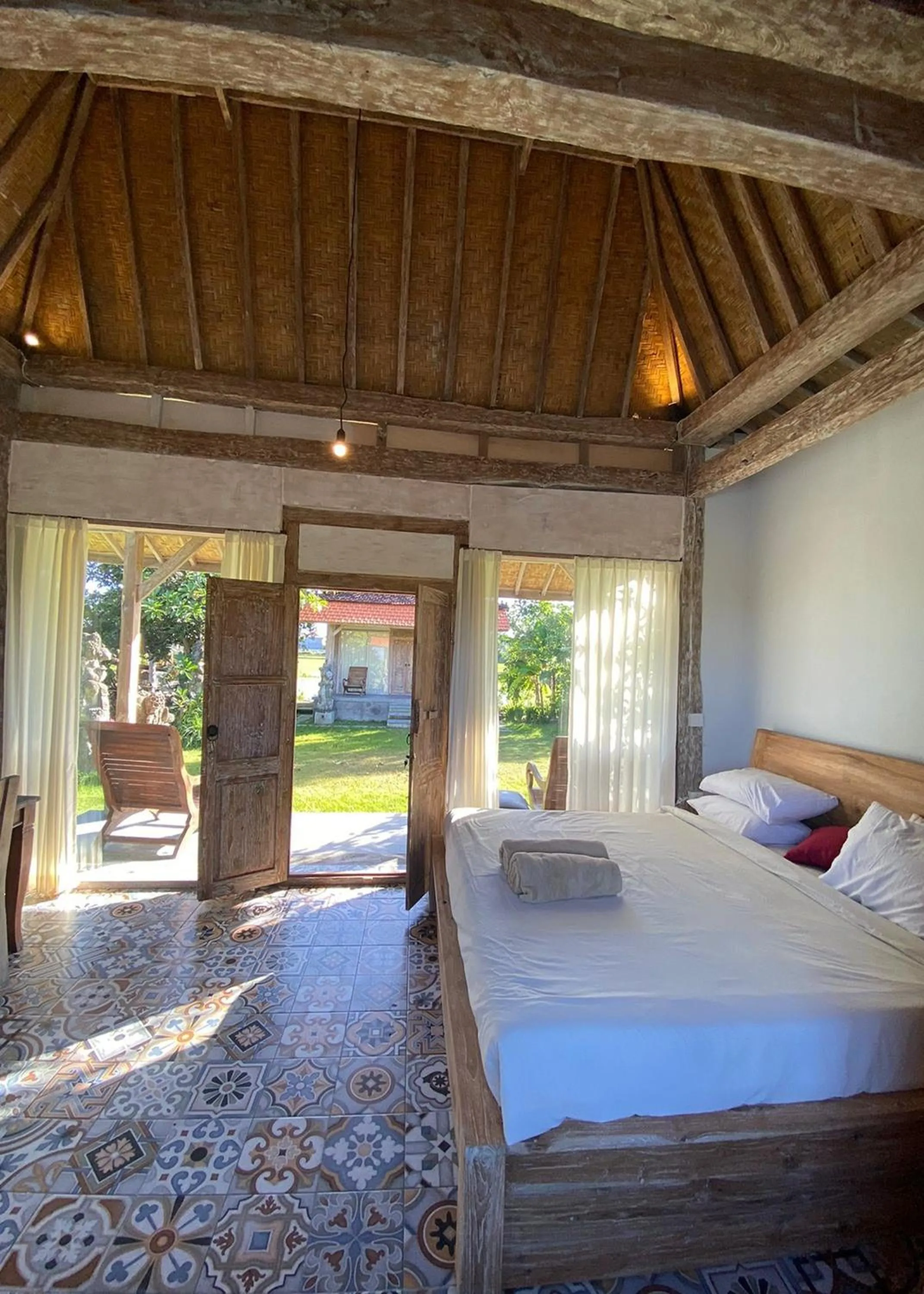 Bed in Bali Eco Living Yoga Healing Meditation and Retreat Center