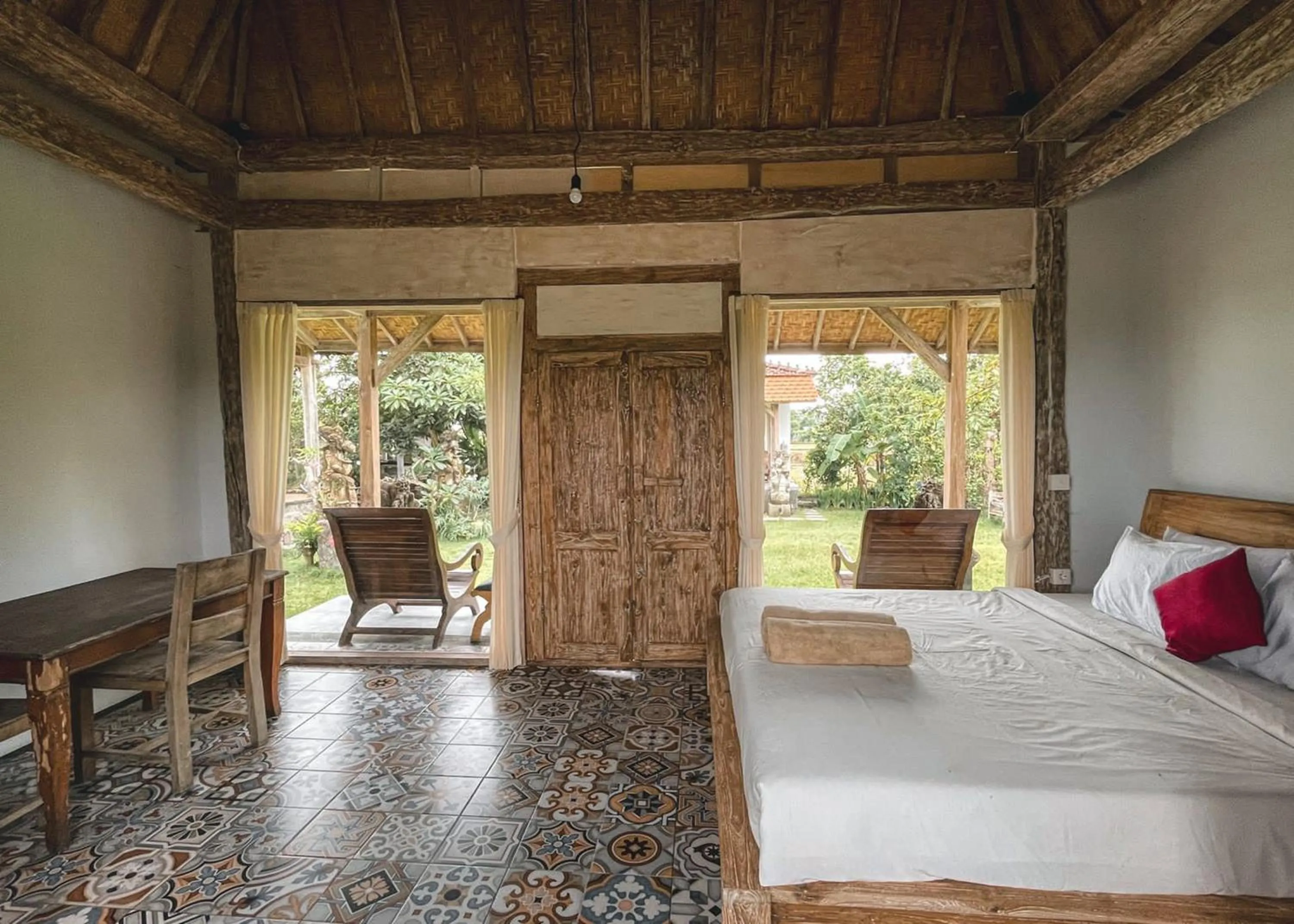Bed in Bali Eco Living Yoga Healing Meditation and Retreat Center