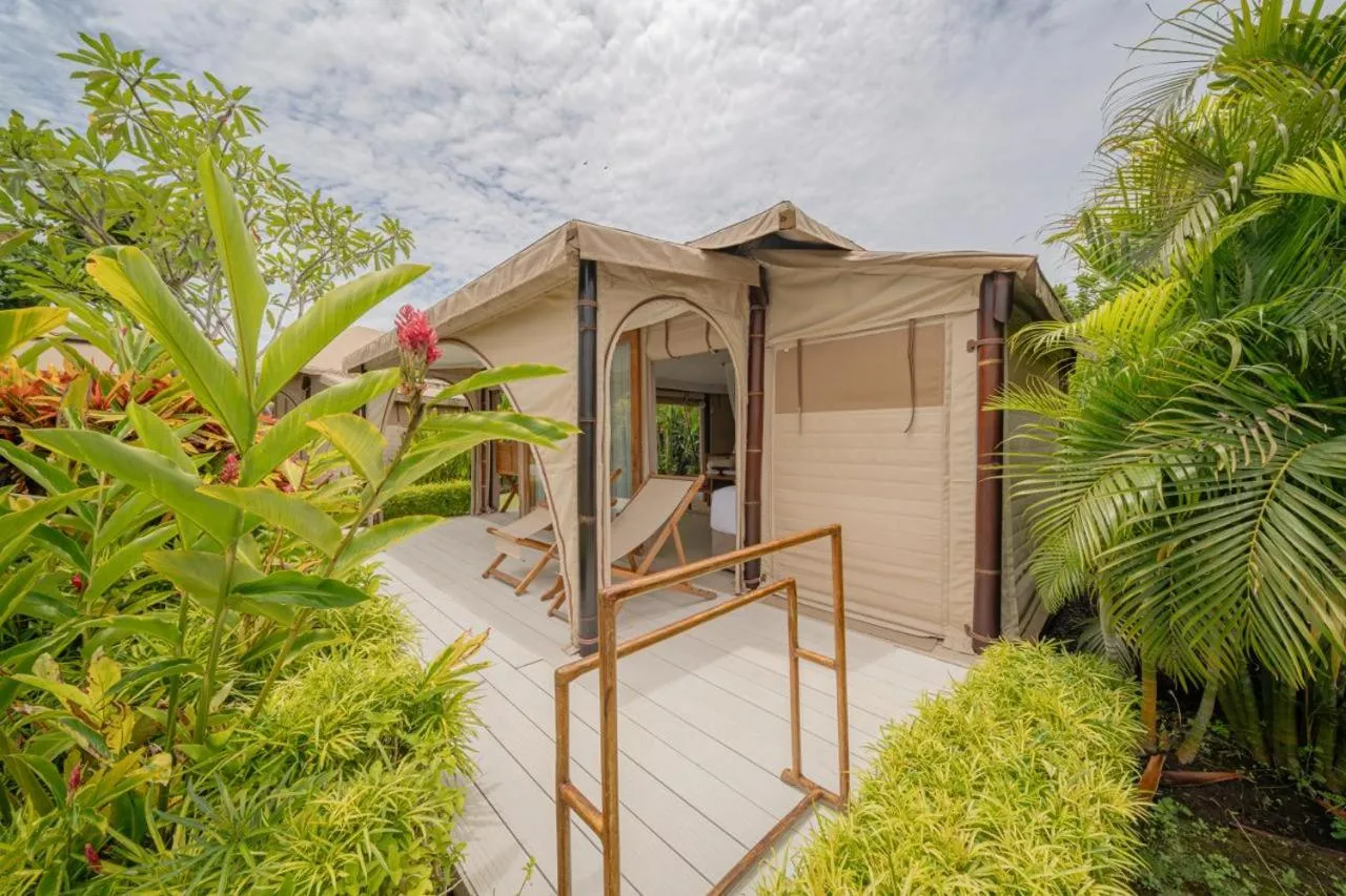Patio in Bali Beach Glamping