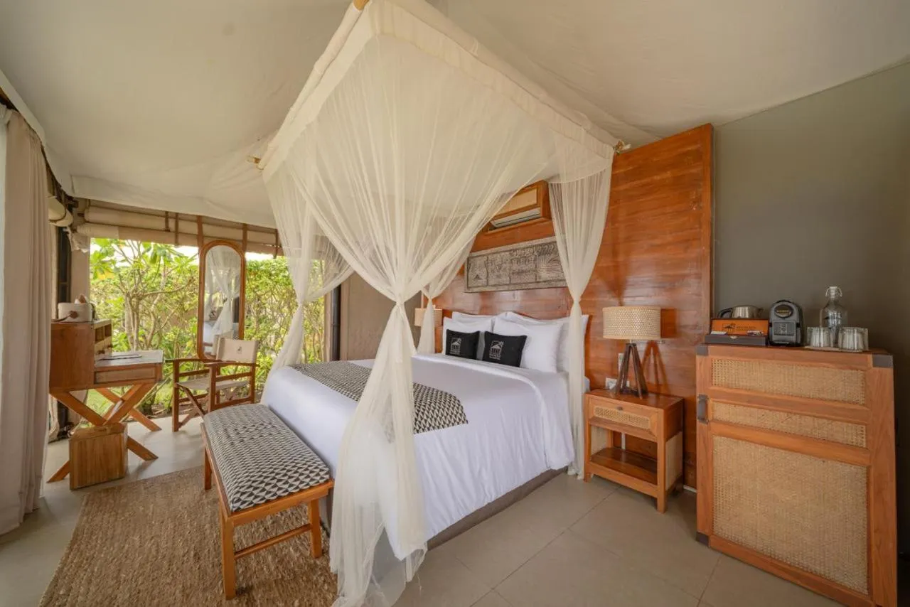 Bedroom, Bed in Bali Beach Glamping