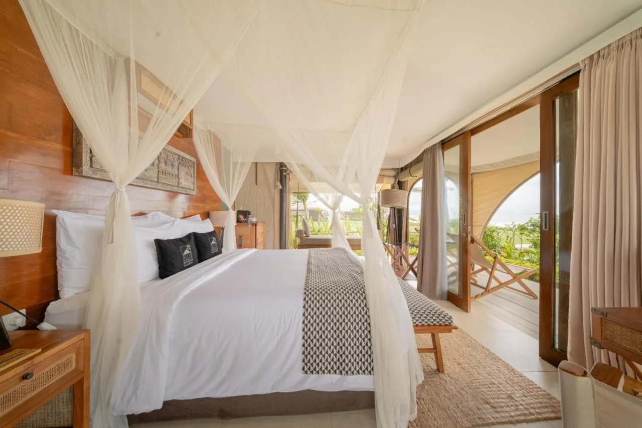 Bedroom, Bed in Bali Beach Glamping