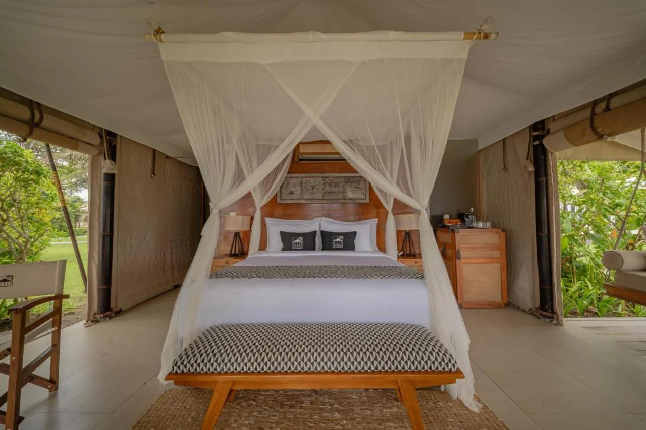 Bedroom, Bed in Bali Beach Glamping