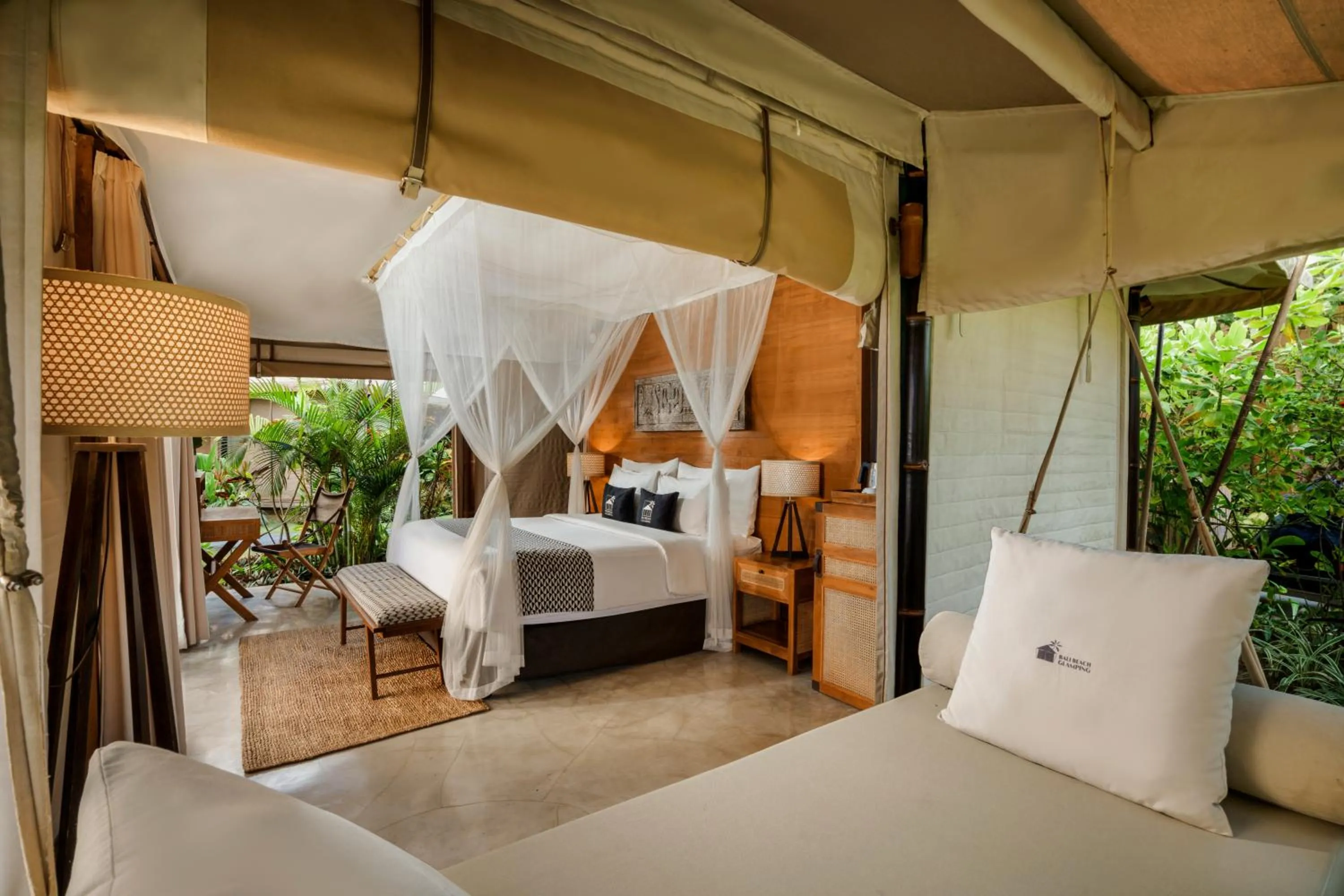 Bed in Bali Beach Glamping