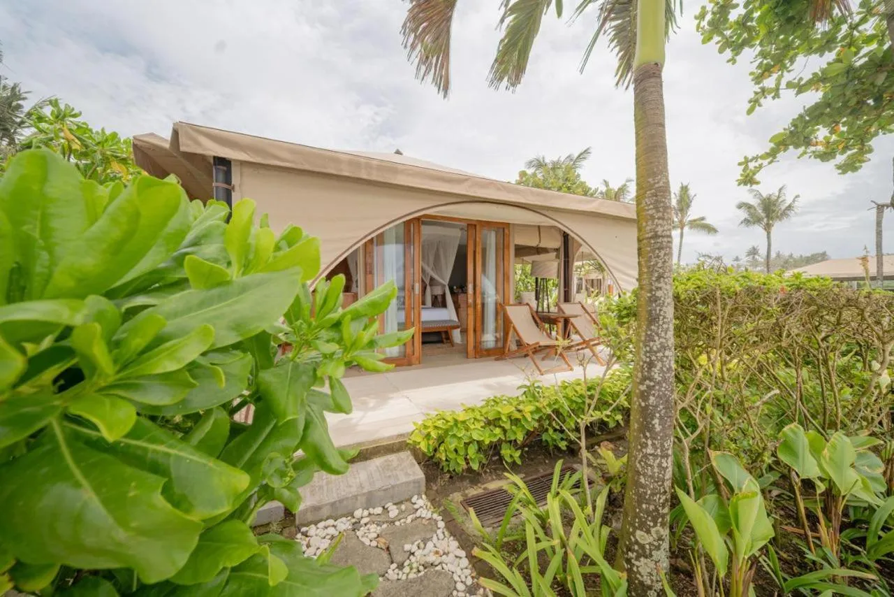 Patio in Bali Beach Glamping