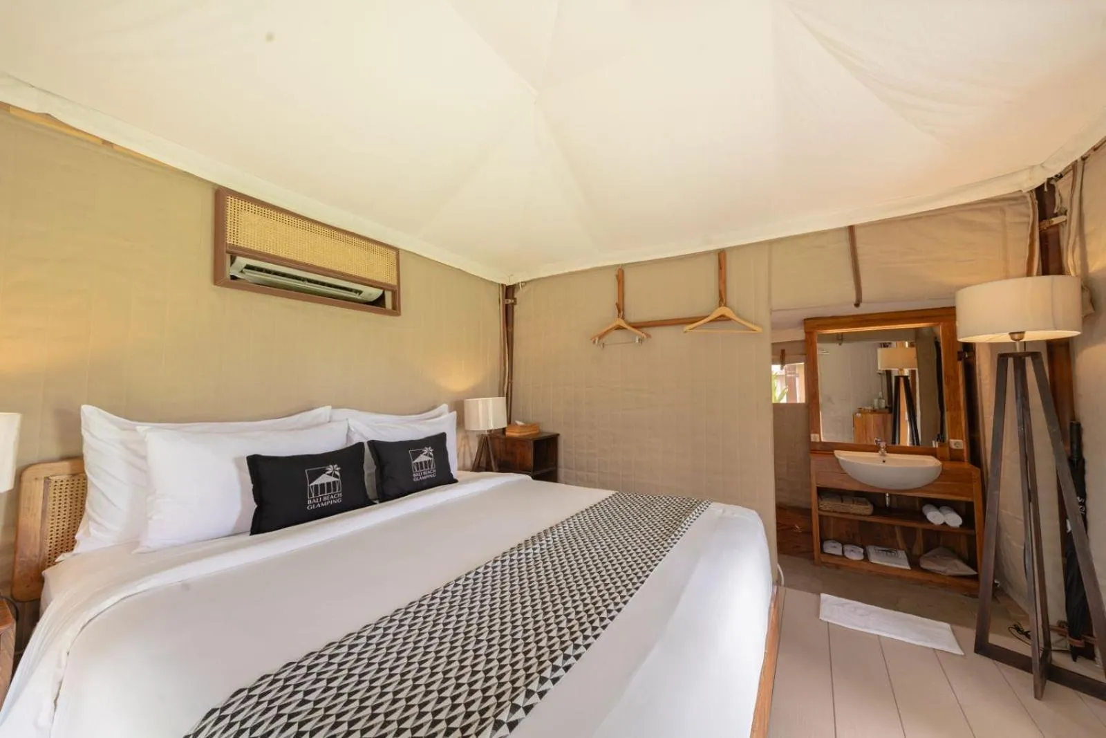 Bedroom, Bed in Bali Beach Glamping