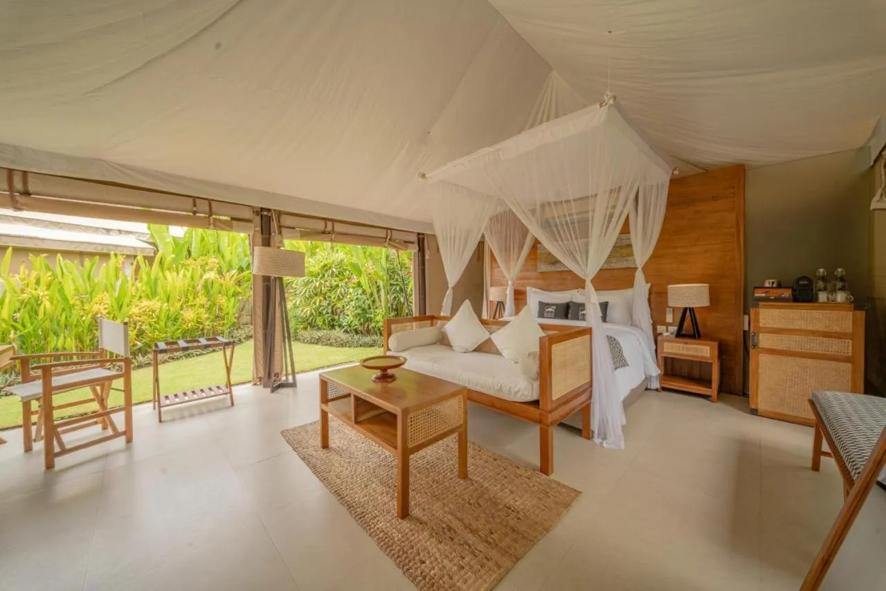 Bedroom, Bed in Bali Beach Glamping