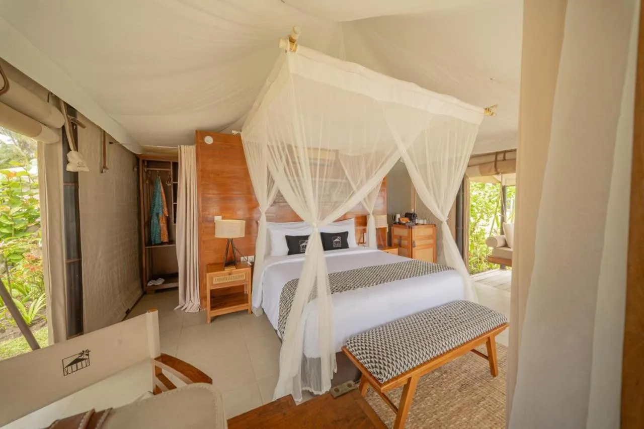 Bedroom, Bed in Bali Beach Glamping