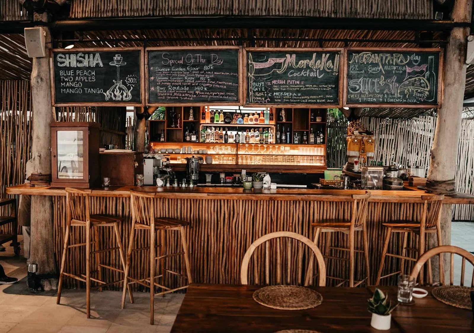 Lounge or bar in Bali Beach Glamping