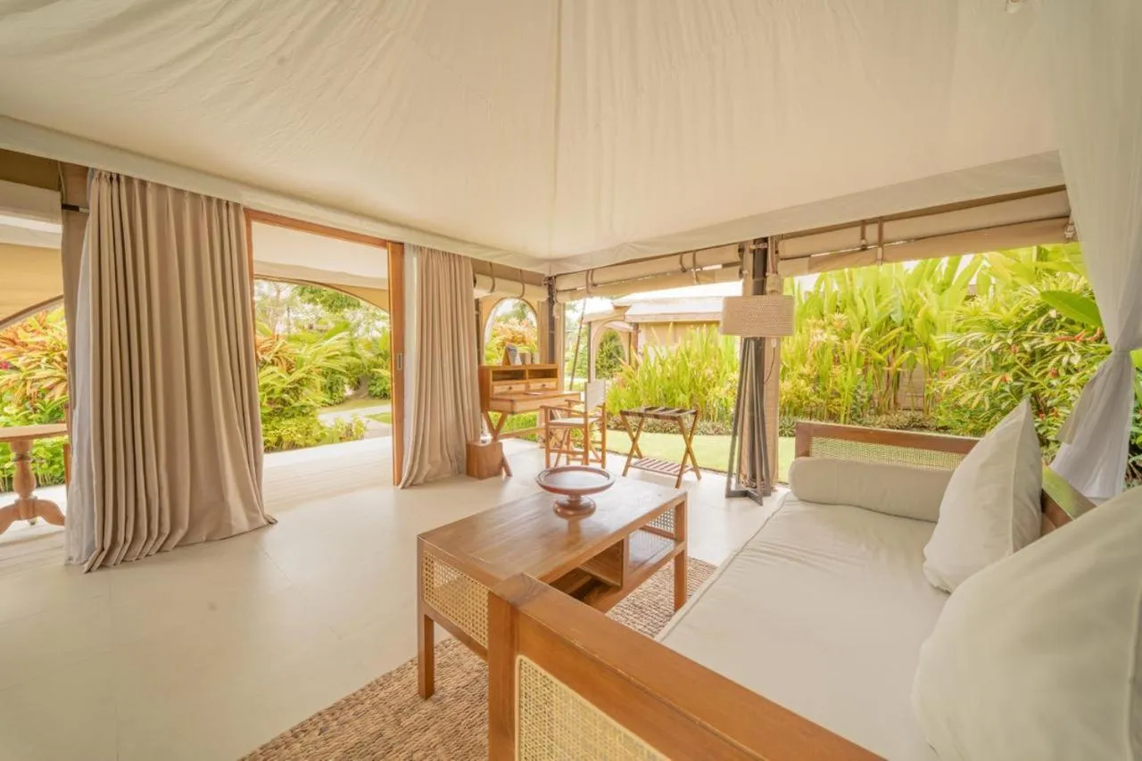 Living room in Bali Beach Glamping