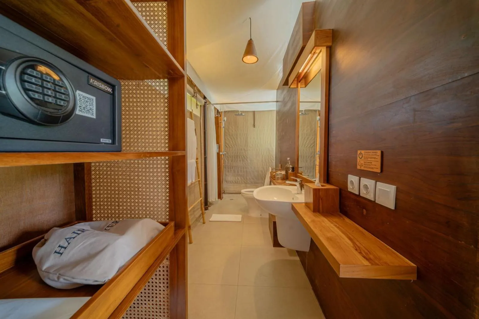 Bathroom in Bali Beach Glamping