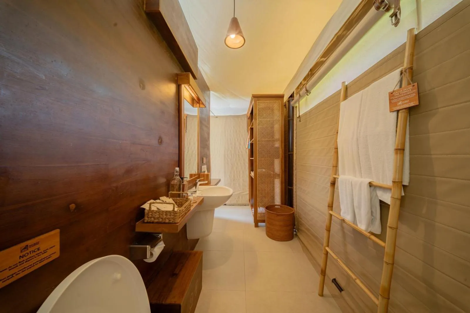 Bathroom in Bali Beach Glamping