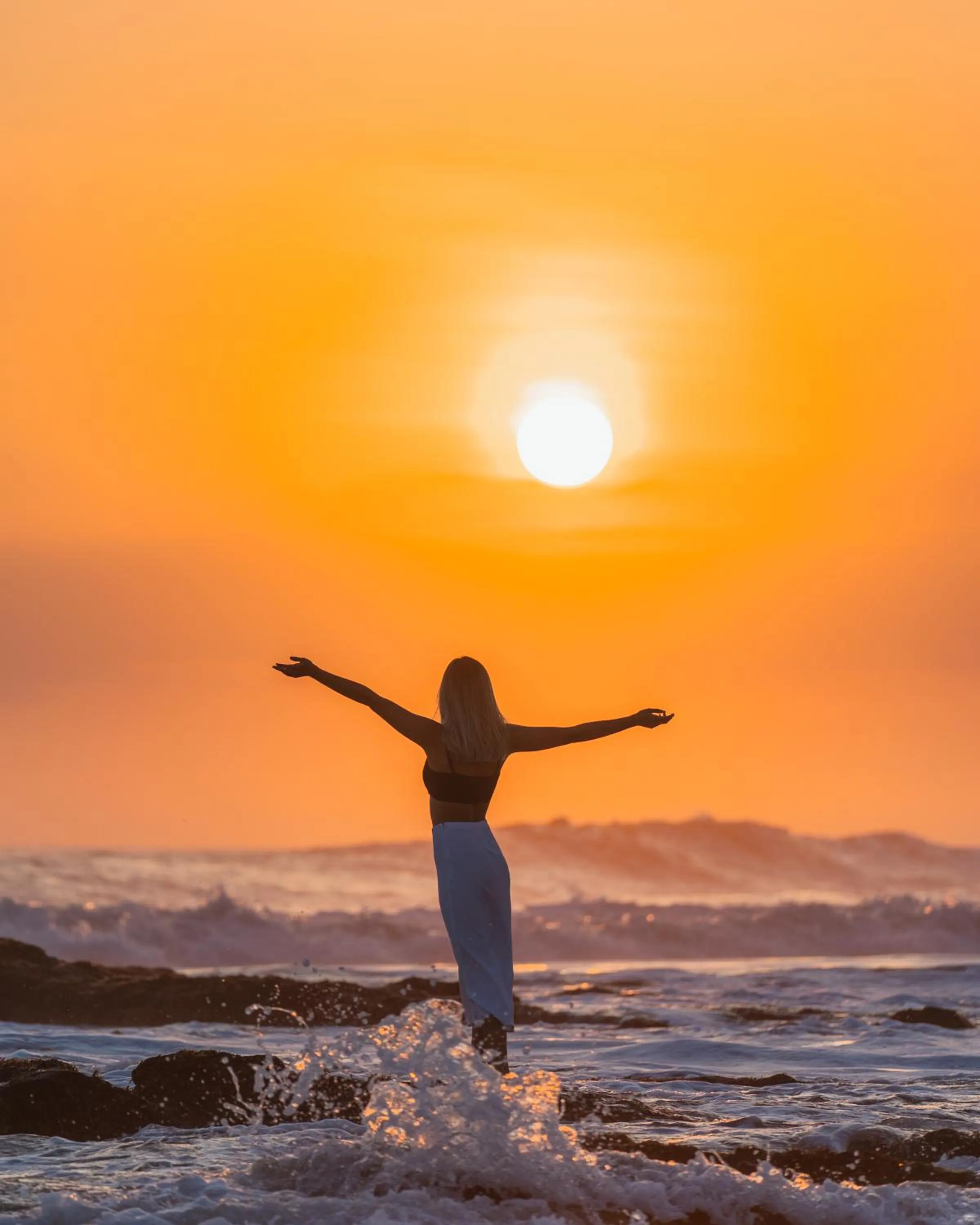 People in Bali Beach Glamping
