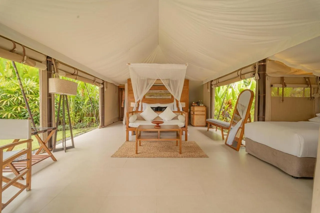 Bedroom, Bed in Bali Beach Glamping