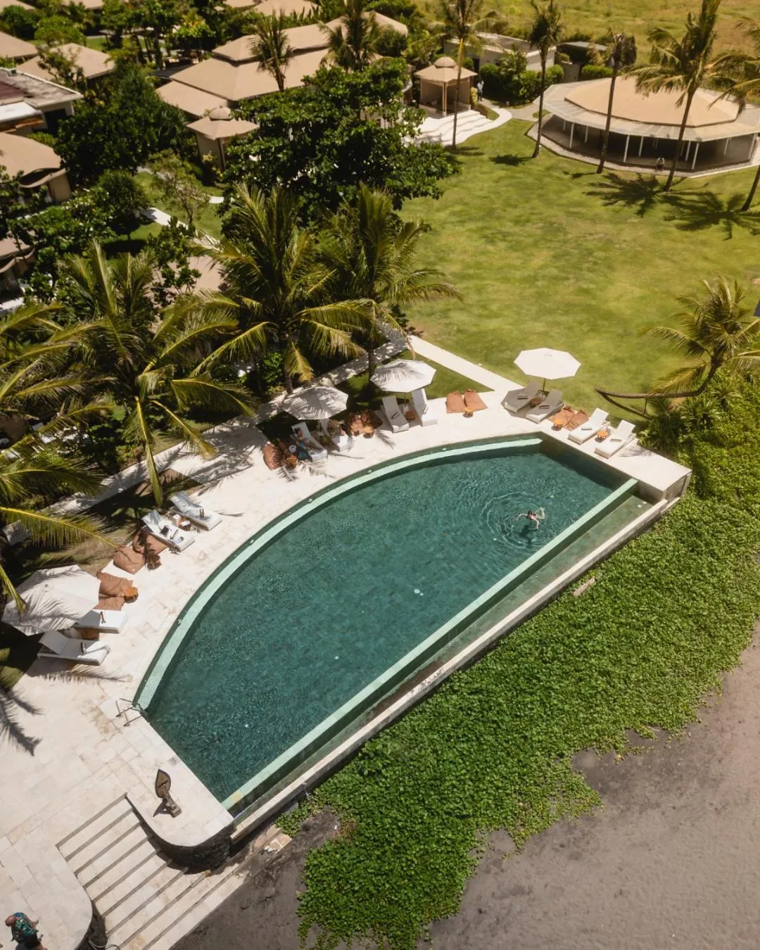 Swimming pool in Bali Beach Glamping