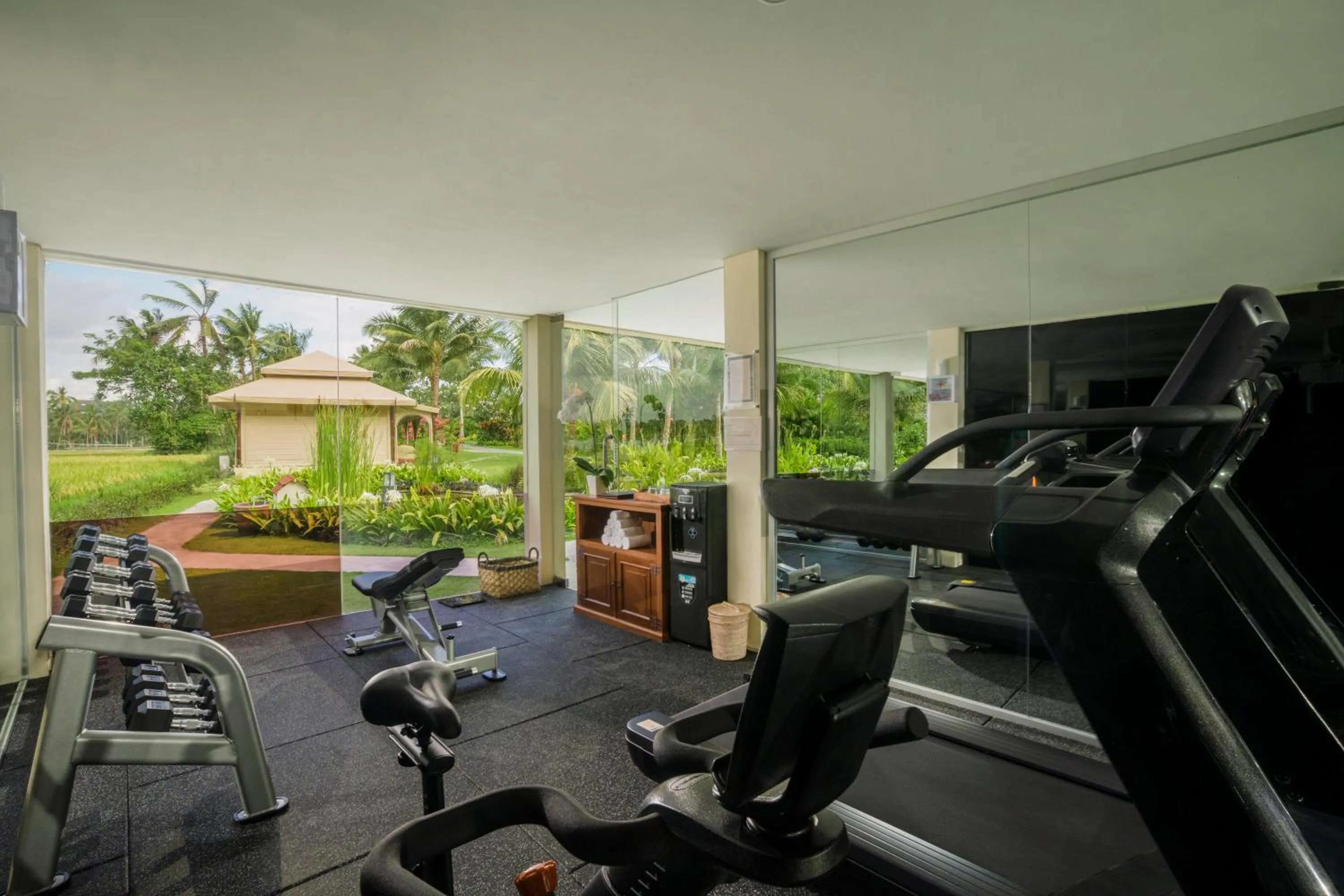 Fitness centre/facilities in Bali Beach Glamping