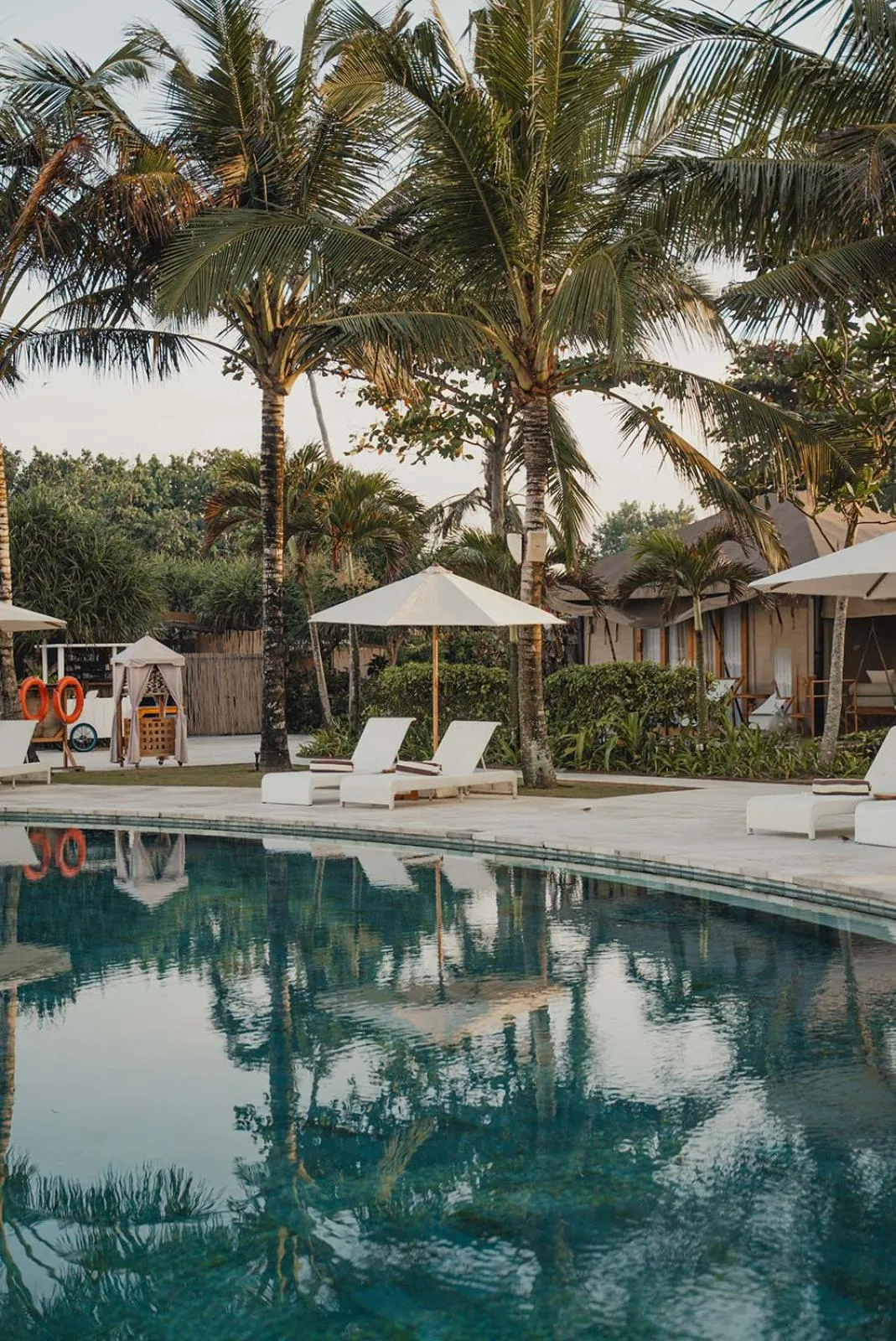 Swimming pool in Bali Beach Glamping