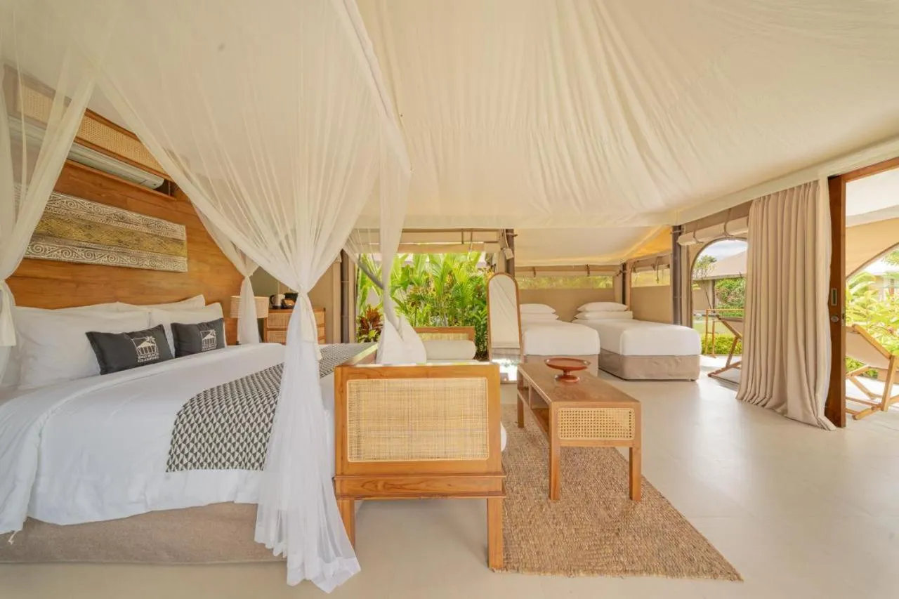 Bedroom, Bed in Bali Beach Glamping