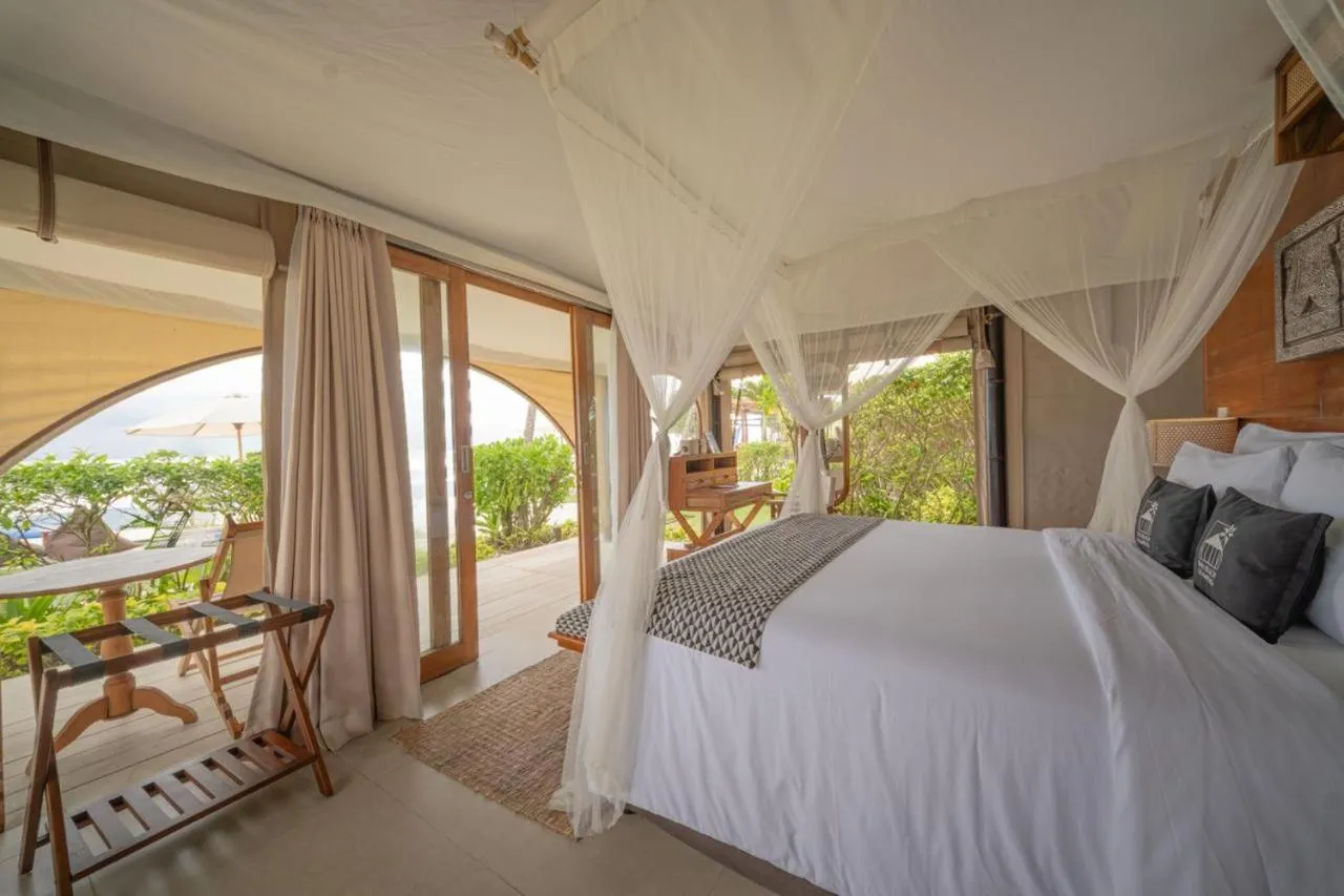 View (from property/room), Bed in Bali Beach Glamping