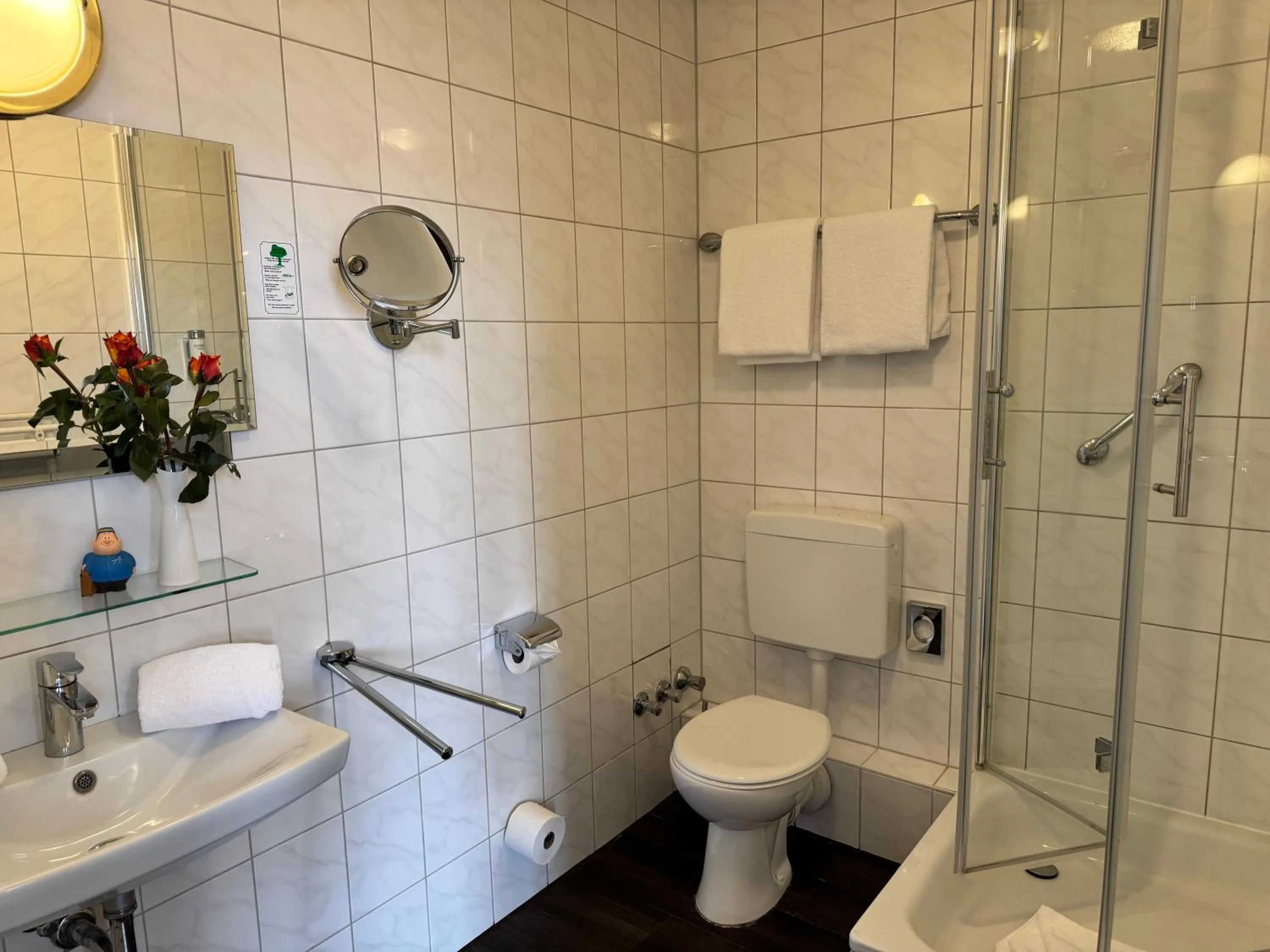 Shower in Hotel am Luisenplatz