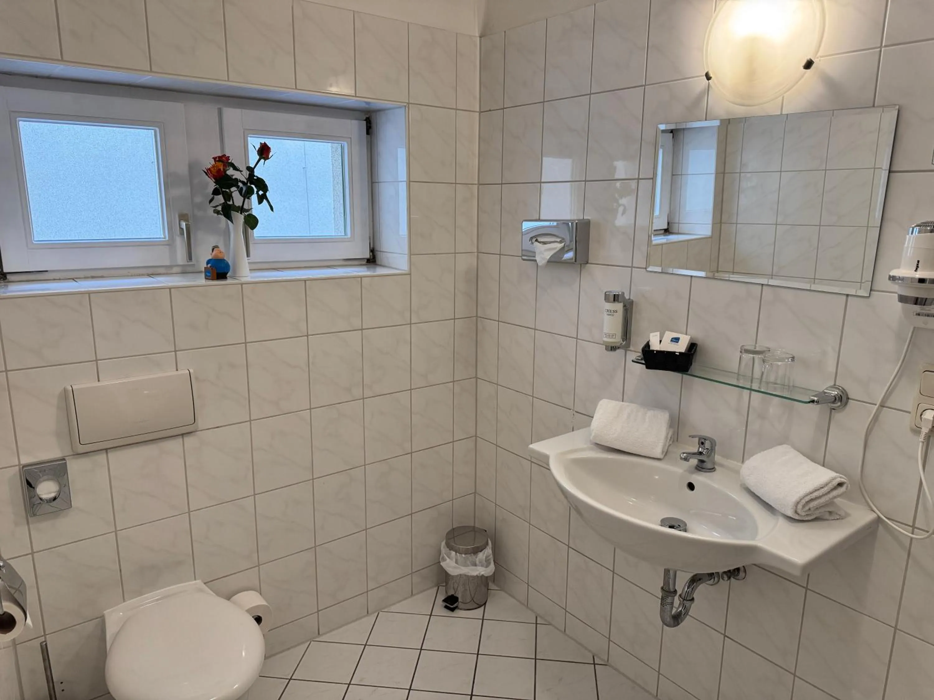 Shower in Hotel am Luisenplatz