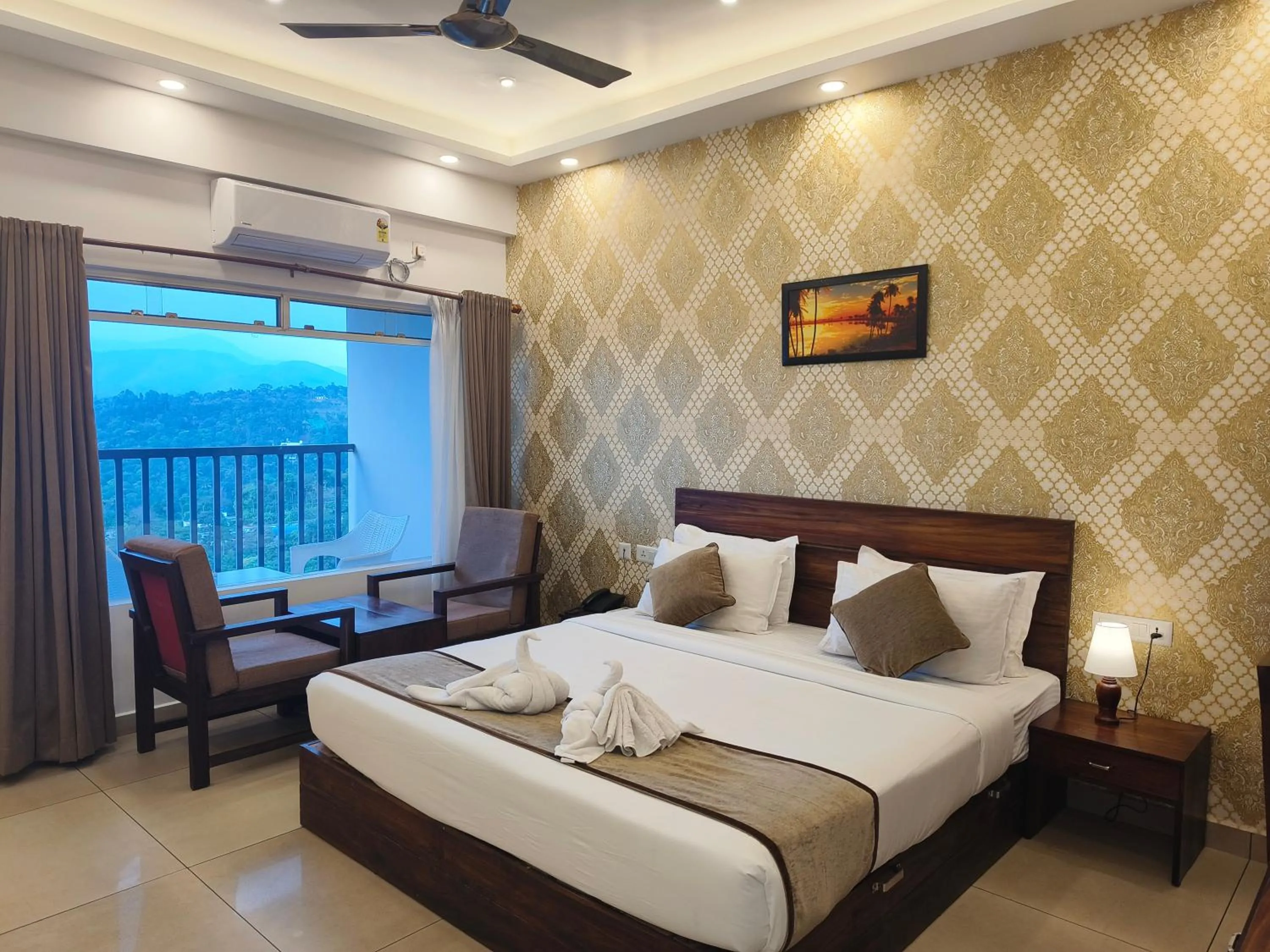 Mountain view, Bed in Pleasant Hill Resort