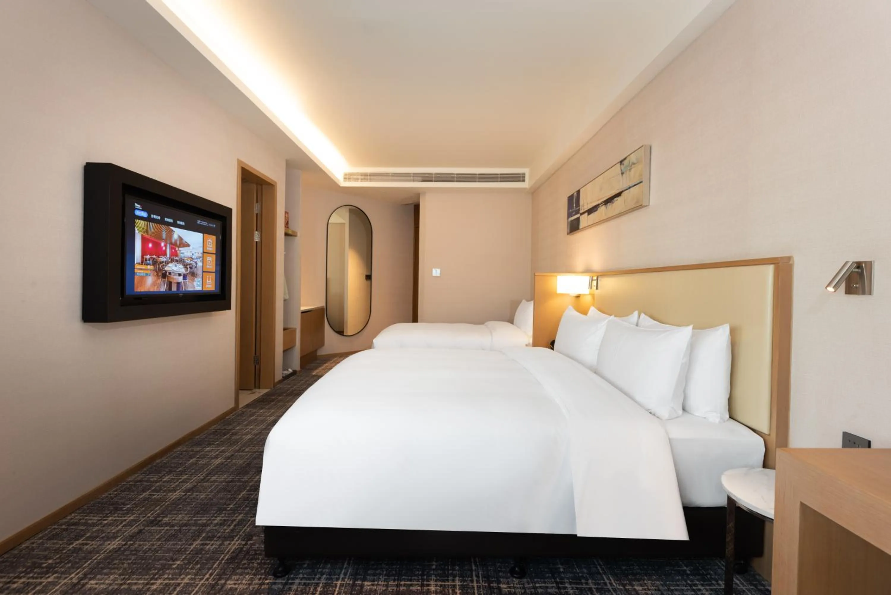 Photo of the whole room, Bed in Xence hotel near Xiamen Airport & SM Mall