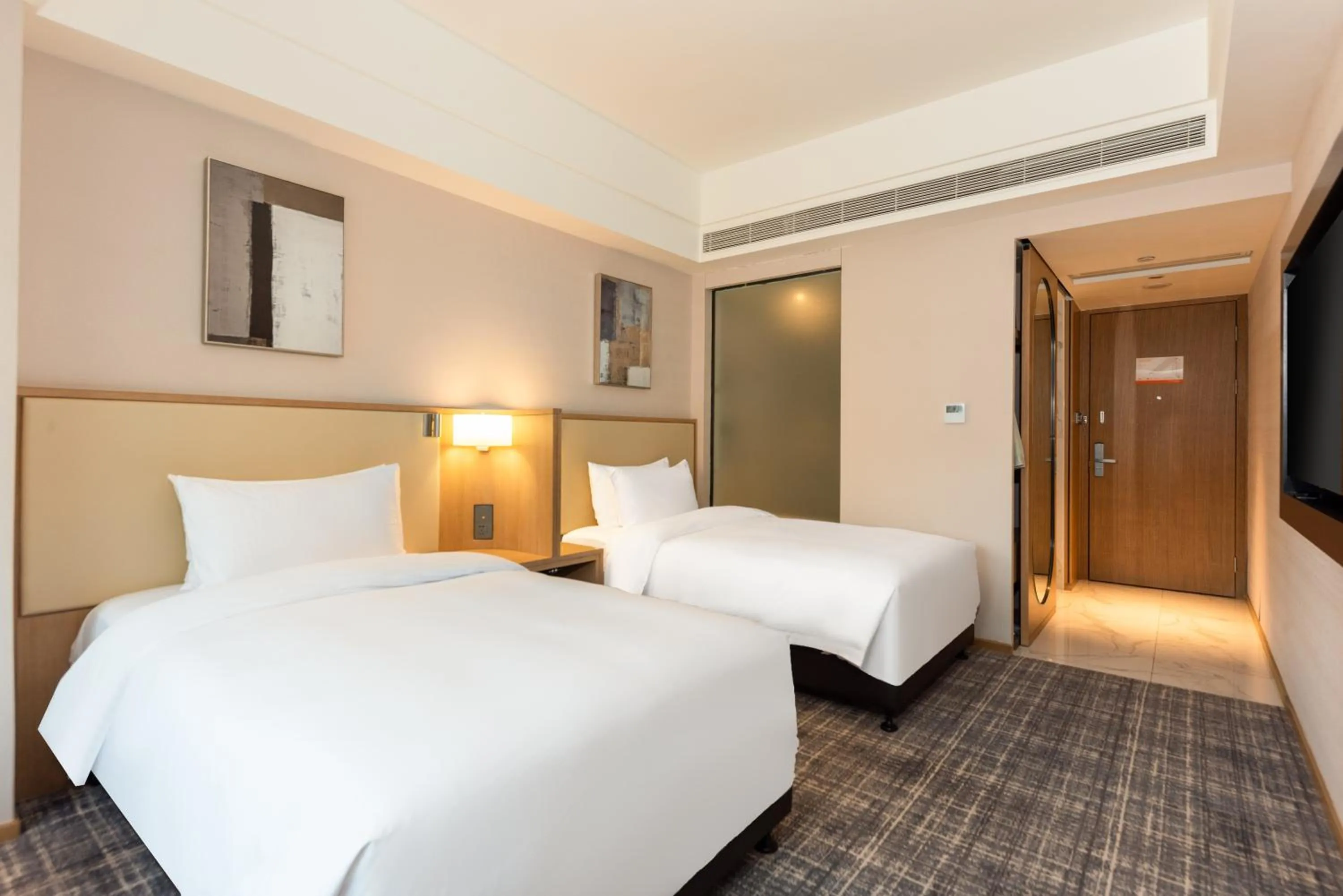 Bedroom, Bed in Xence hotel near Xiamen Airport & SM Mall