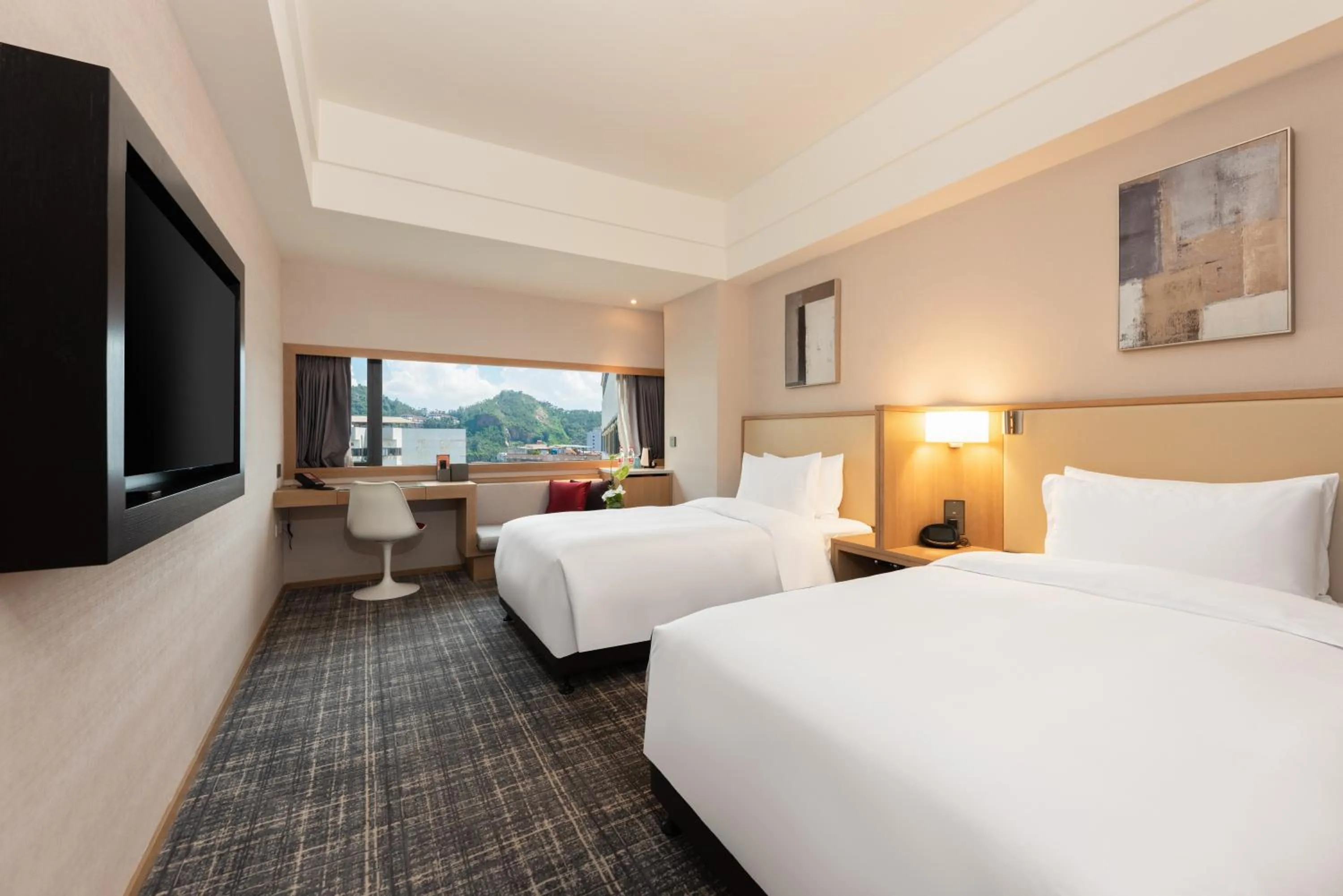 Photo of the whole room, Bed in Xence hotel near Xiamen Airport & SM Mall