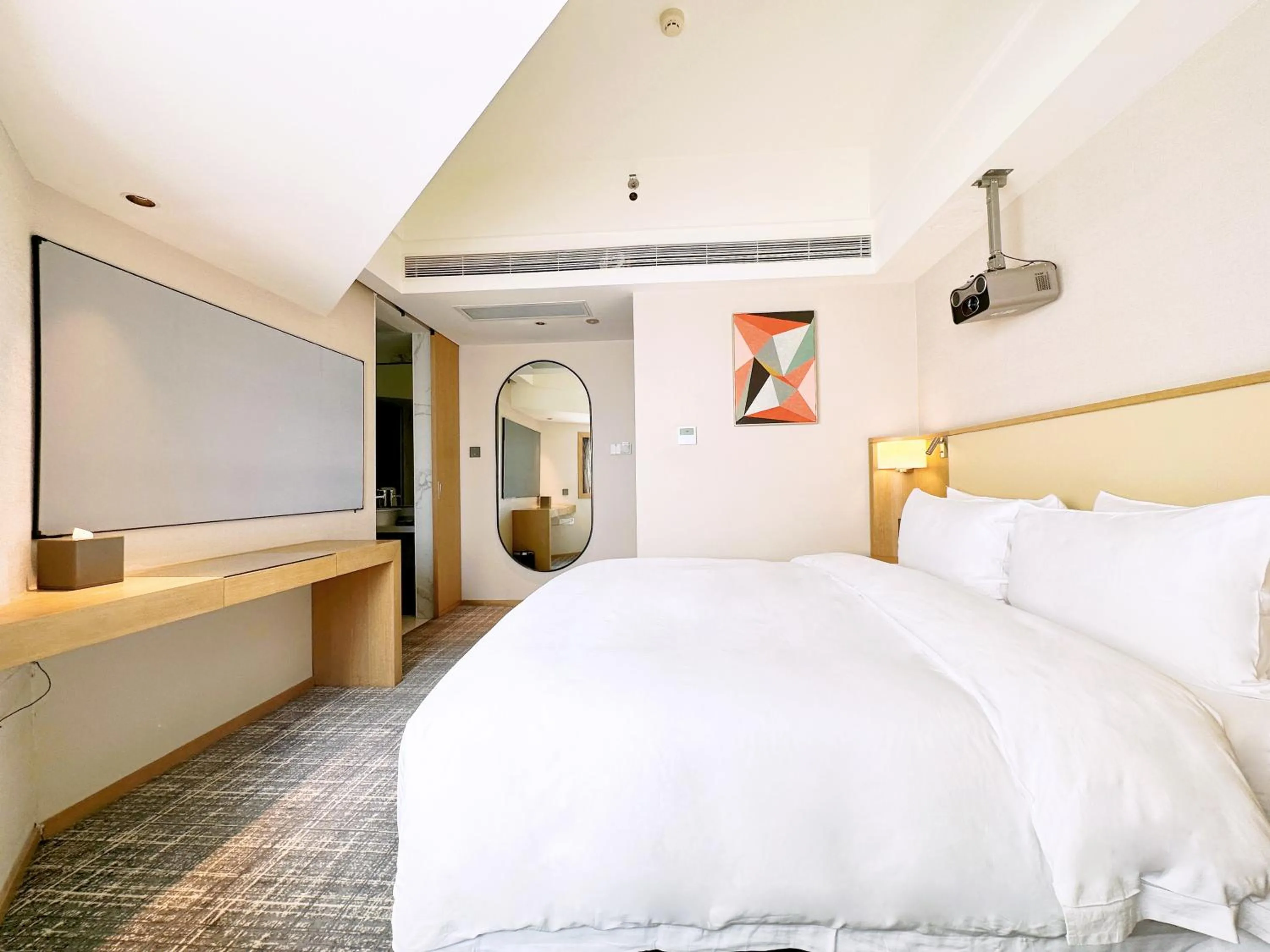 Bedroom, Bed in Xence hotel near Xiamen Airport & SM Mall