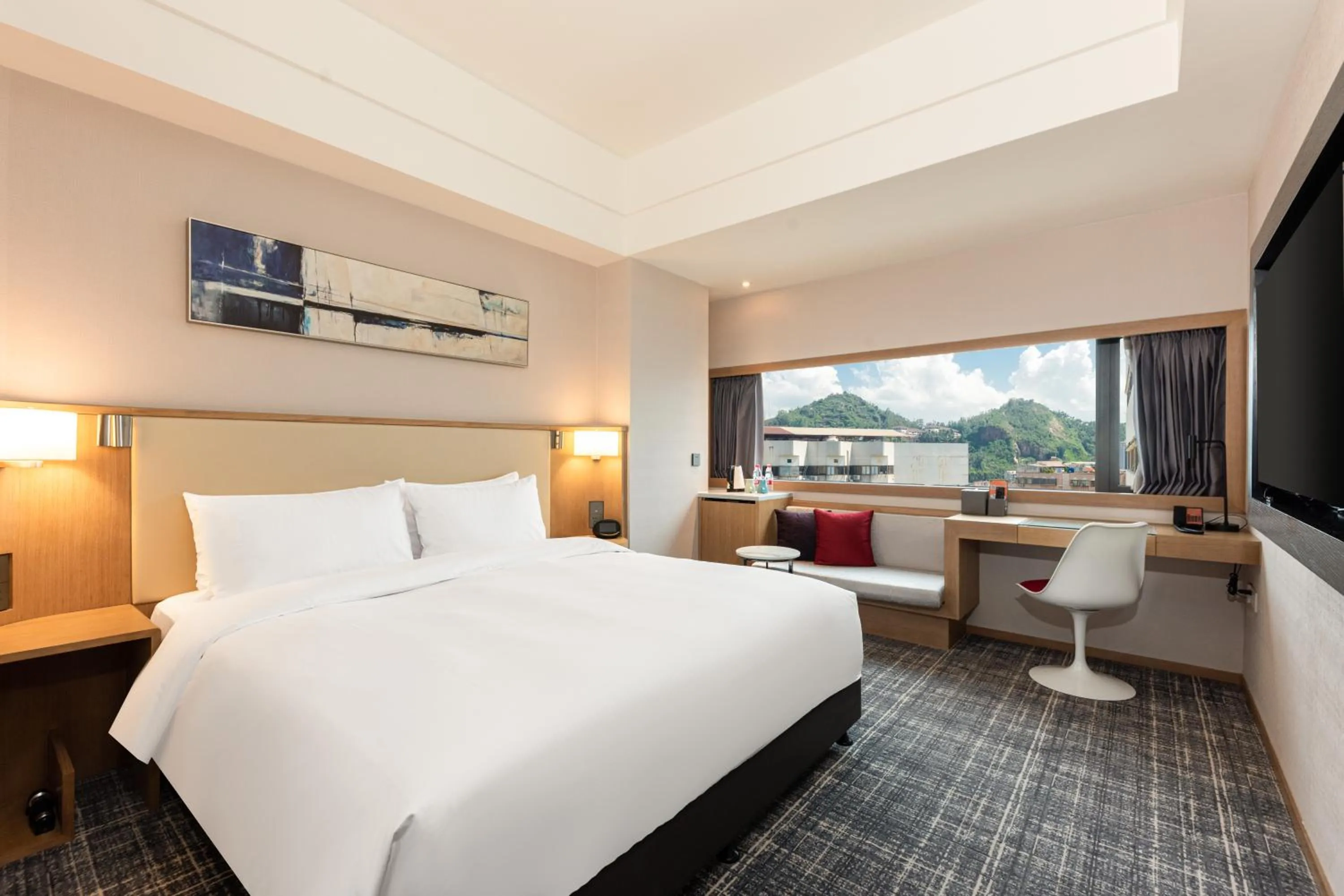 Photo of the whole room, Bed in Xence hotel near Xiamen Airport & SM Mall