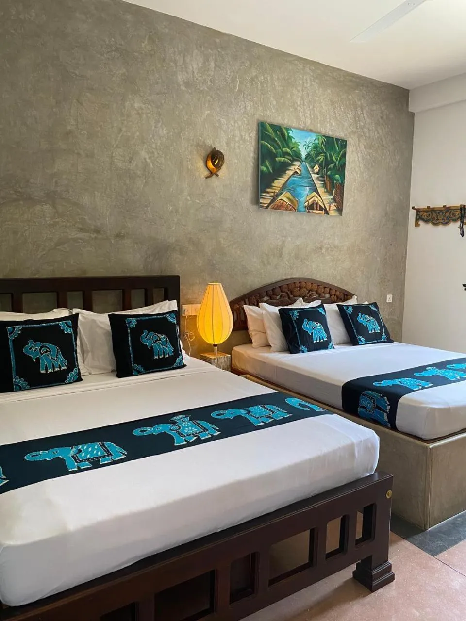 Bed in Negombo Boutique Villa