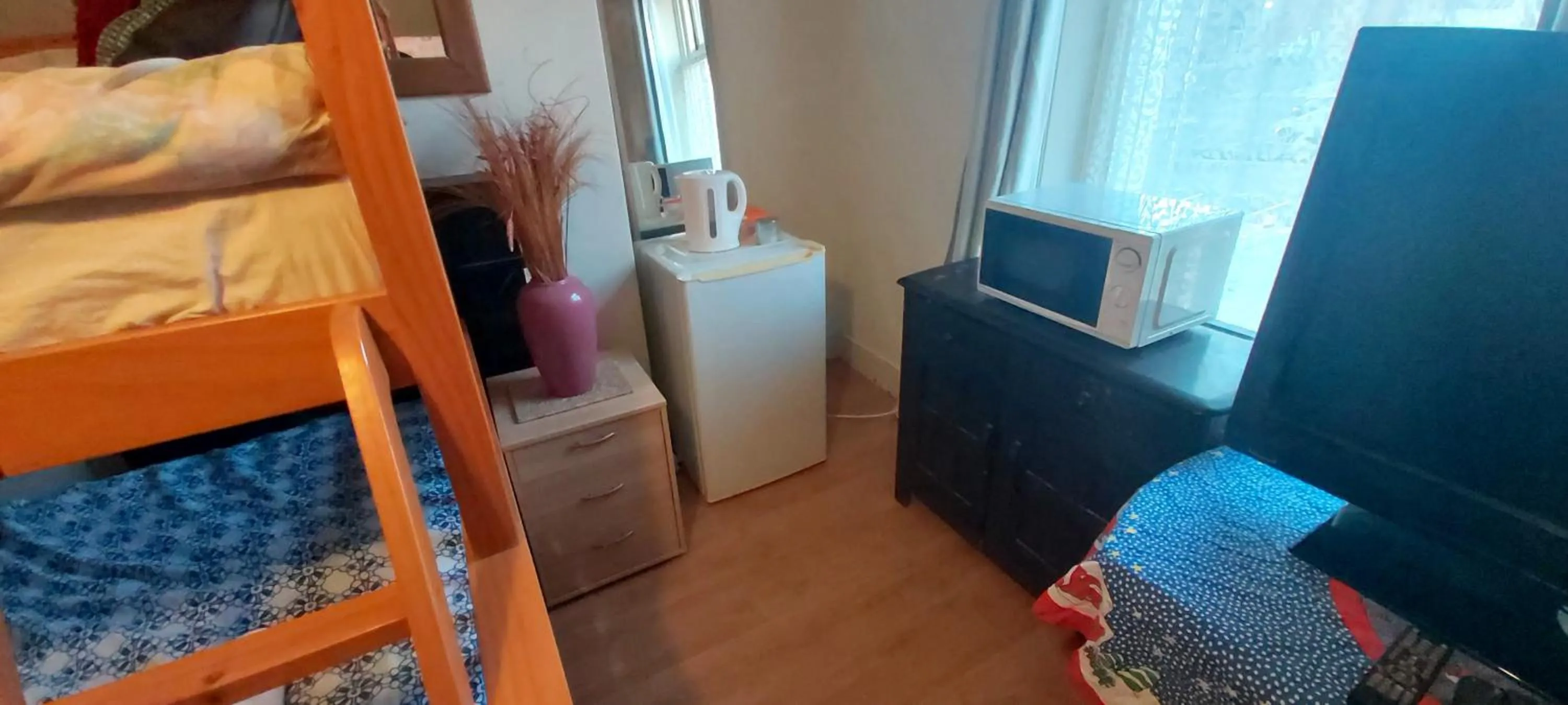 Bed in Phoenix Nights Guest House