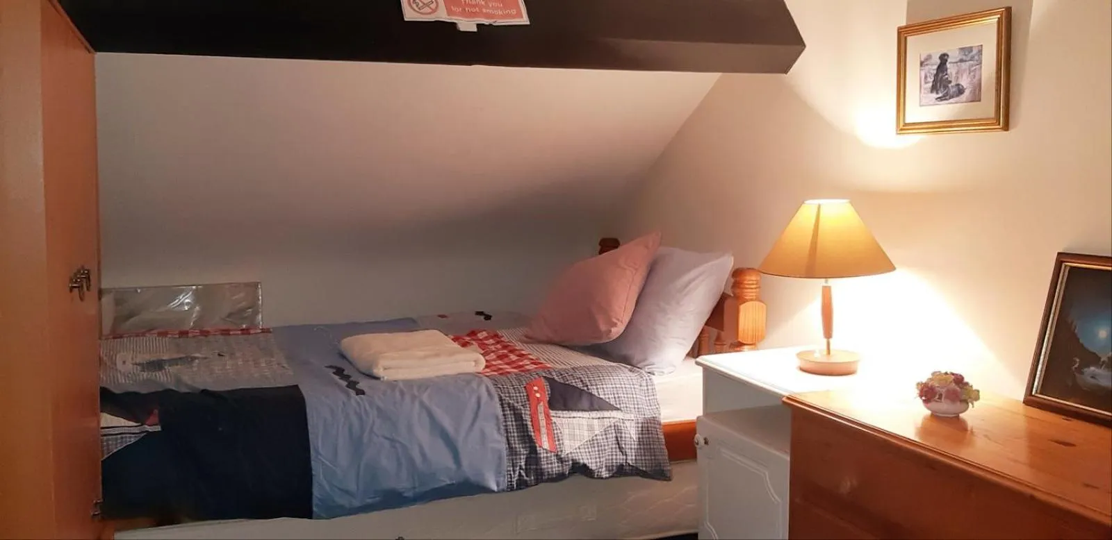 Bed in Phoenix Nights Guest House