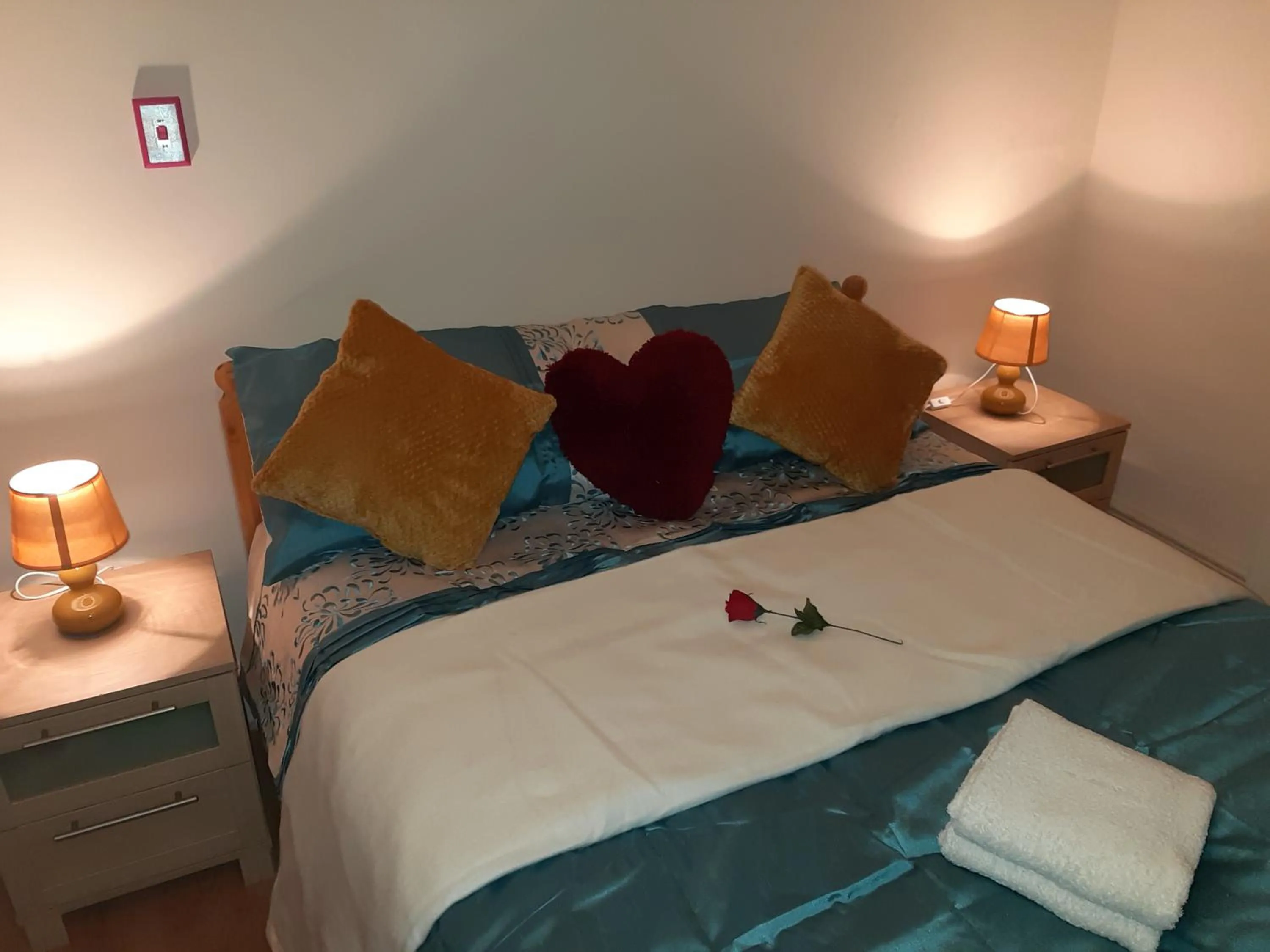 Bed in Phoenix Nights Guest House