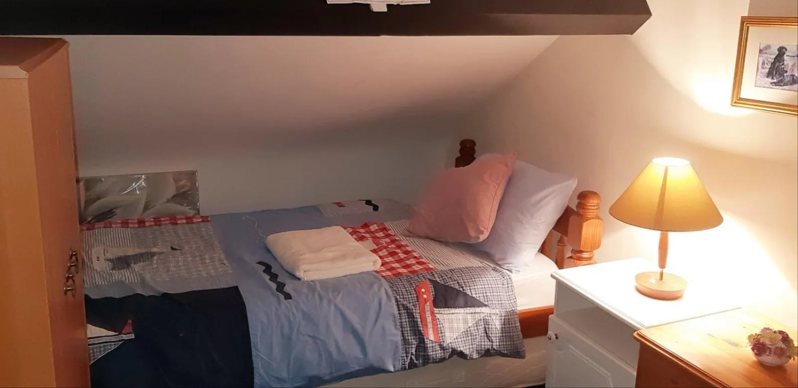 Bed in Phoenix Nights Guest House